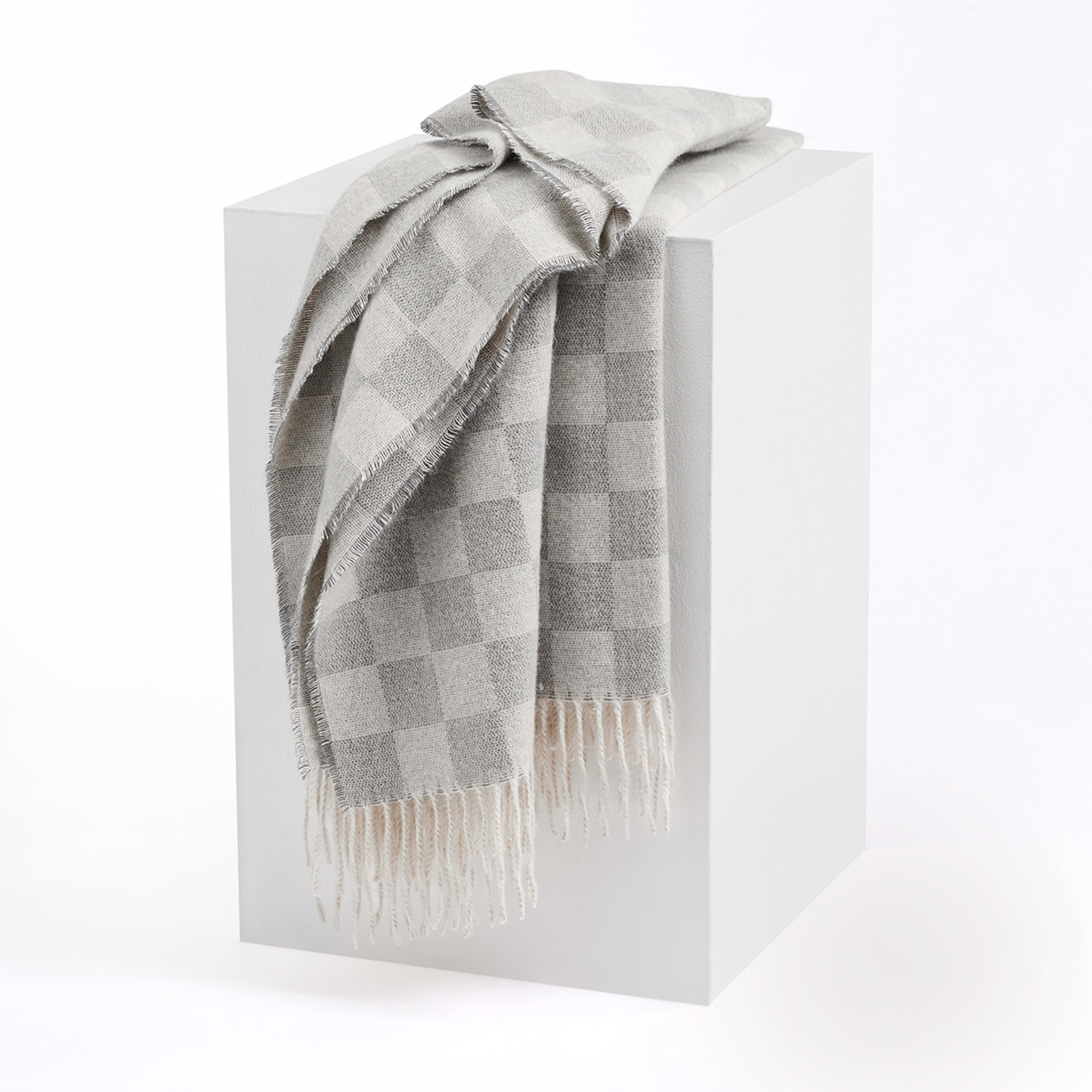 Check Woven Throw Grey Kmart