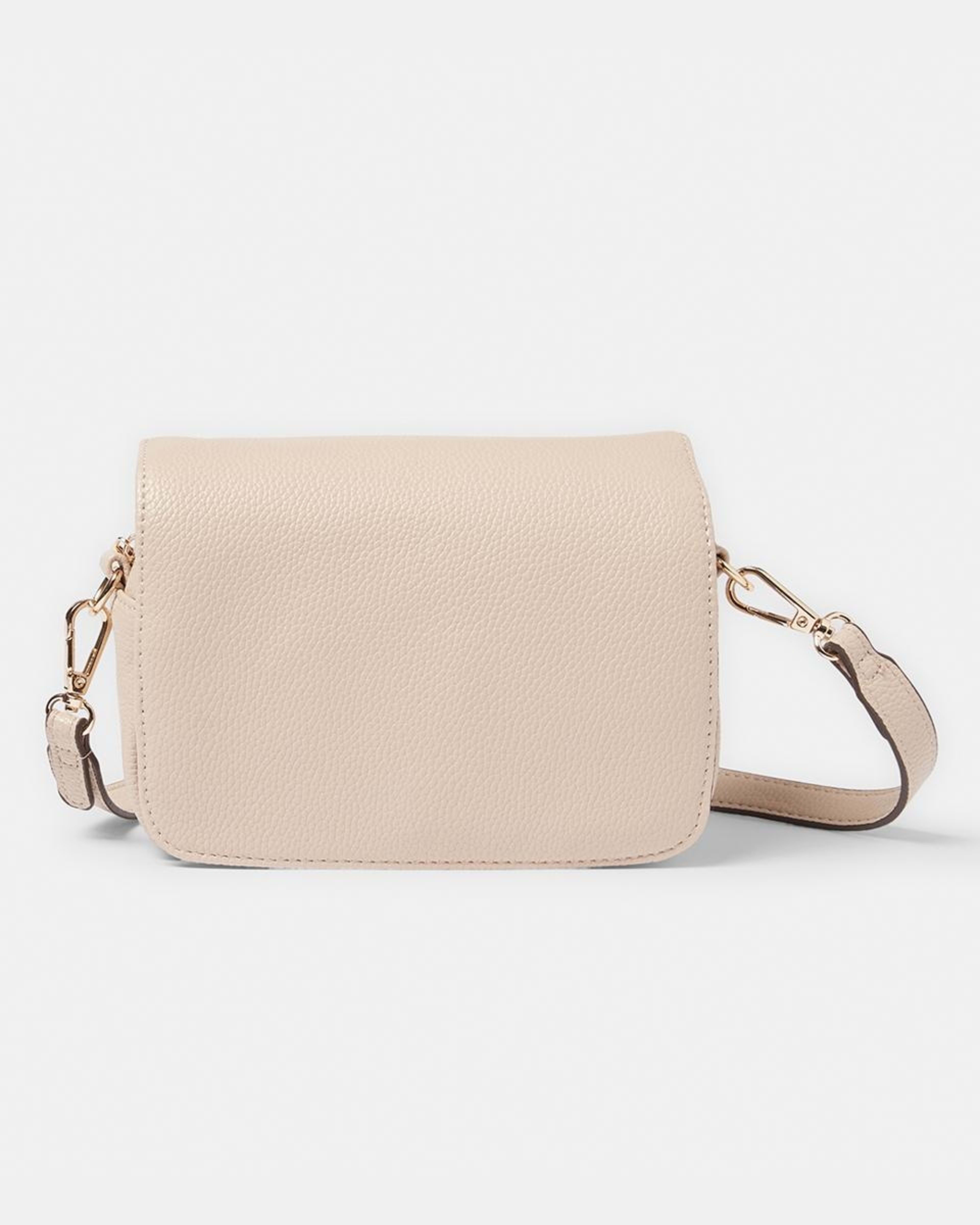 1 Front Flap Crossbody Bag Sand