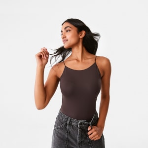 Sleeveless Luxe Cami Bodysuit - Kmart