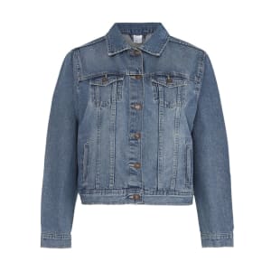 kmart black denim jacket