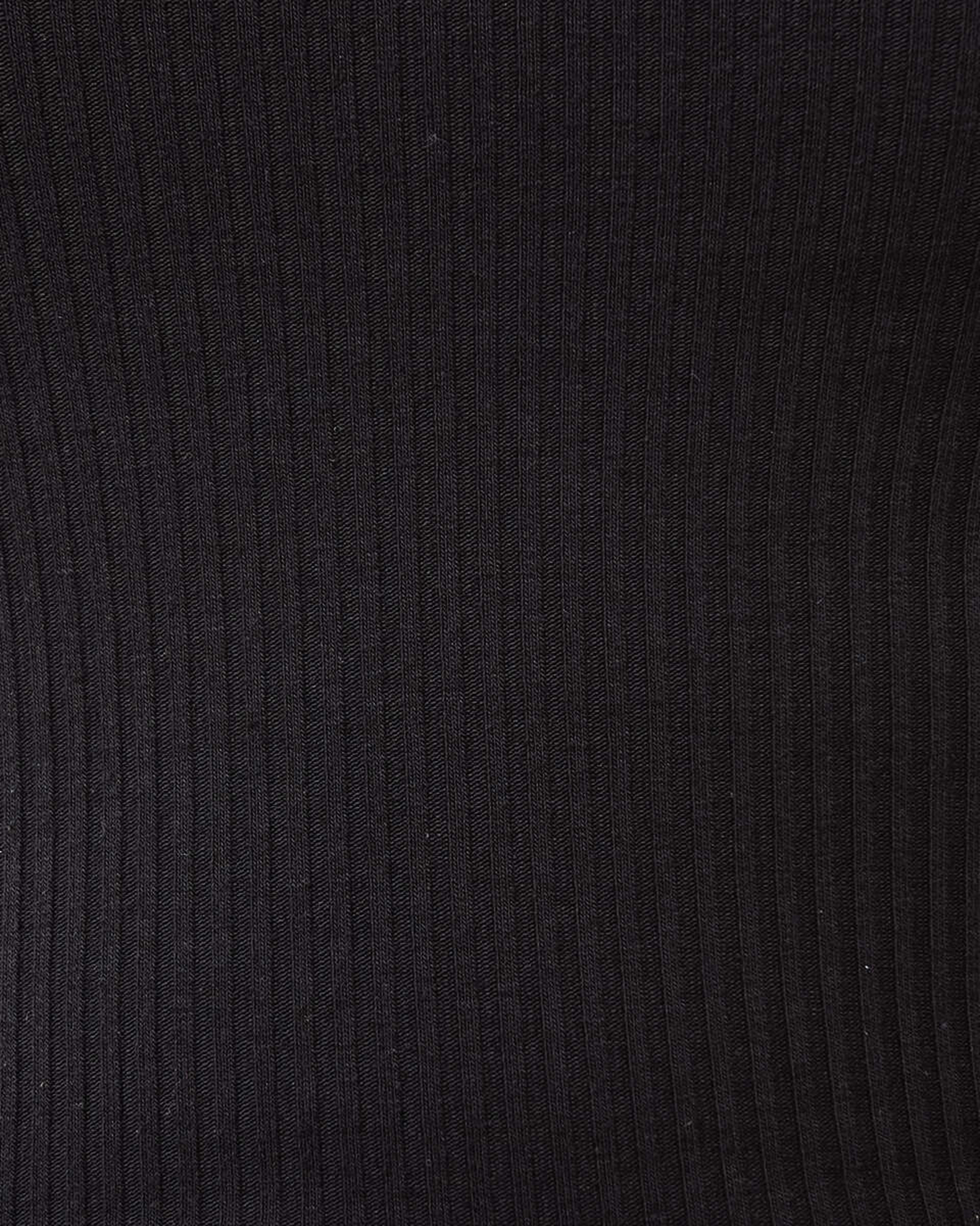 9 Sleeveless Rib Scoop Neck Cami Black, 9 of 9