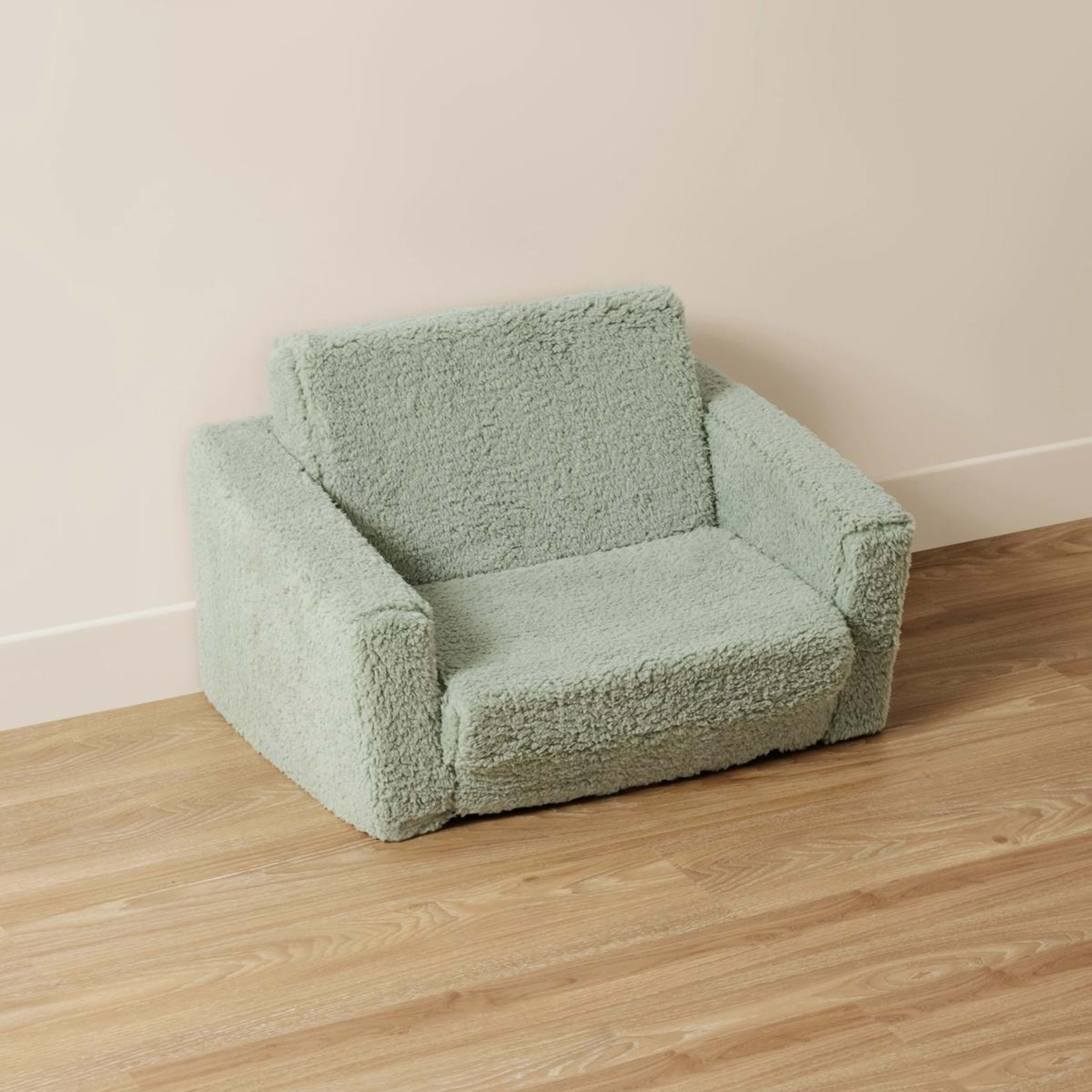 3 Flipout Kids Sofa - Green, 3 of 7