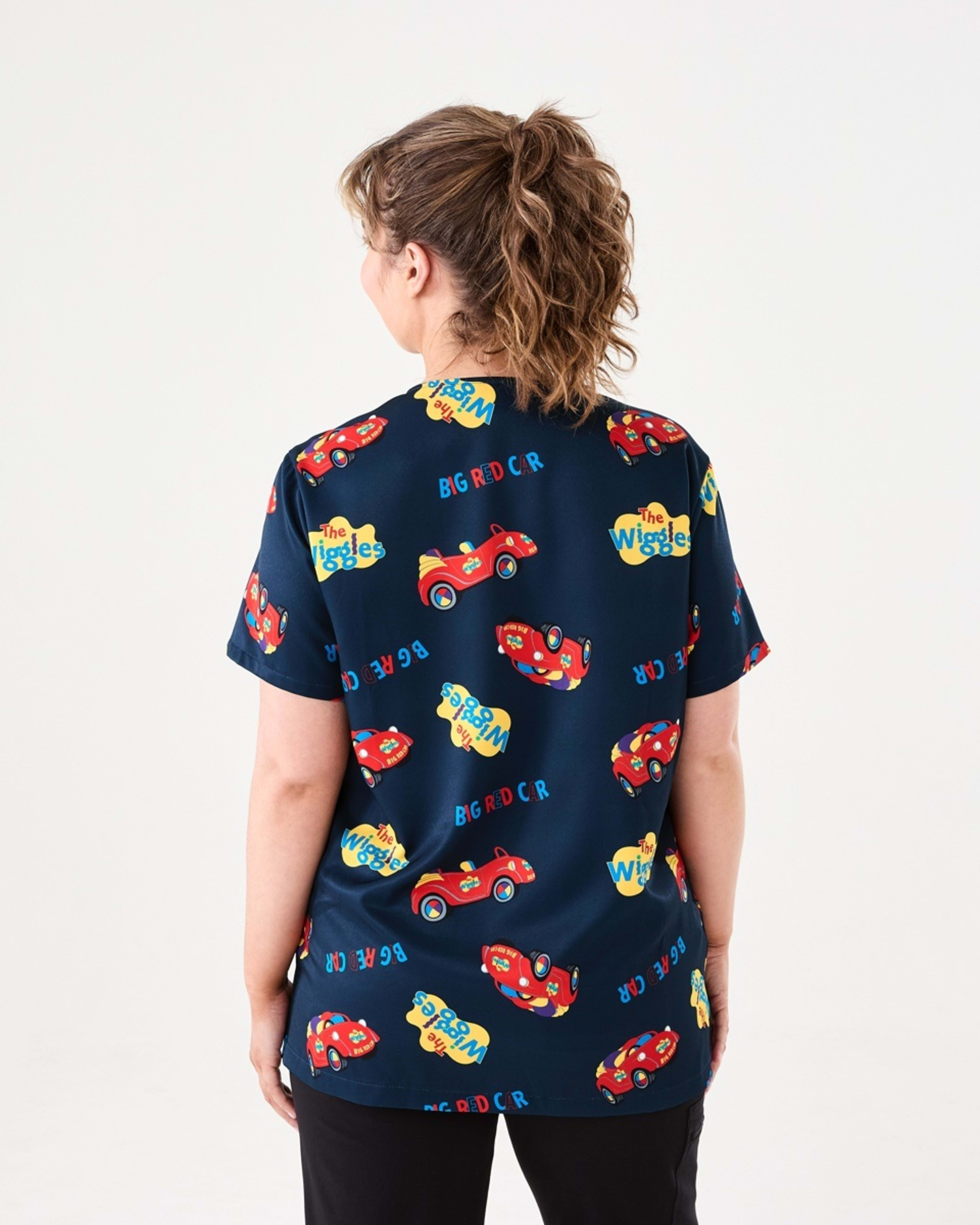 3 Work Short Sleeve Wiggles License Scrub Top Wiggles, 3 of 6