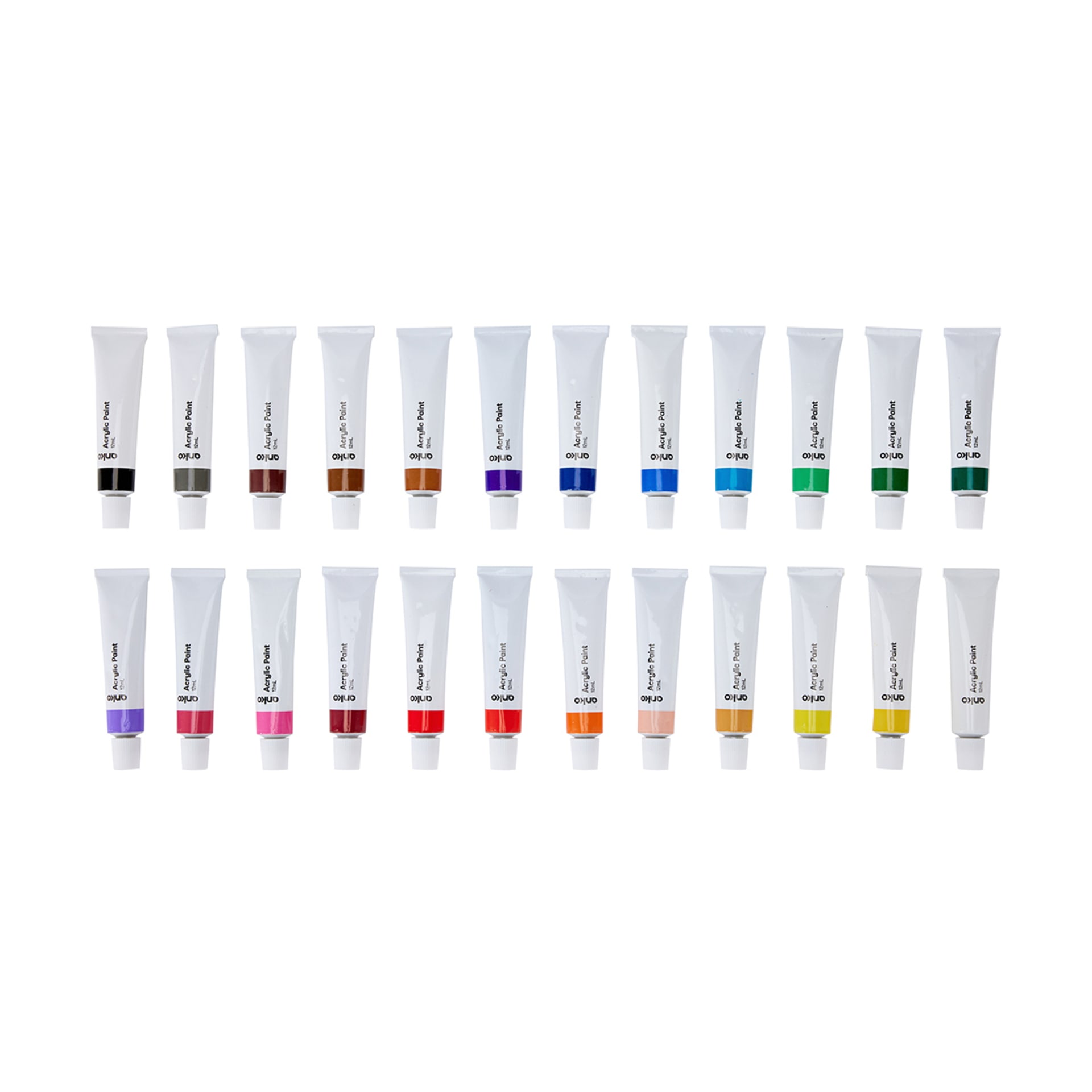 24 Pack Acrylic Paints Kmart