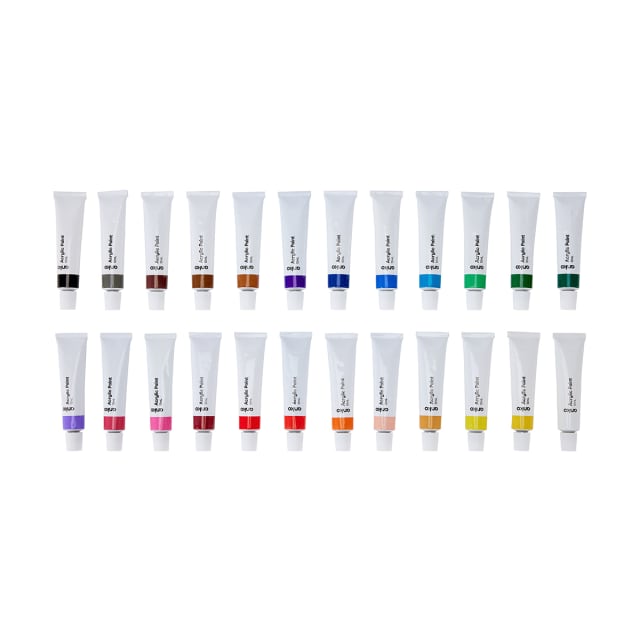 24 Pack Acrylic Paints Kmart