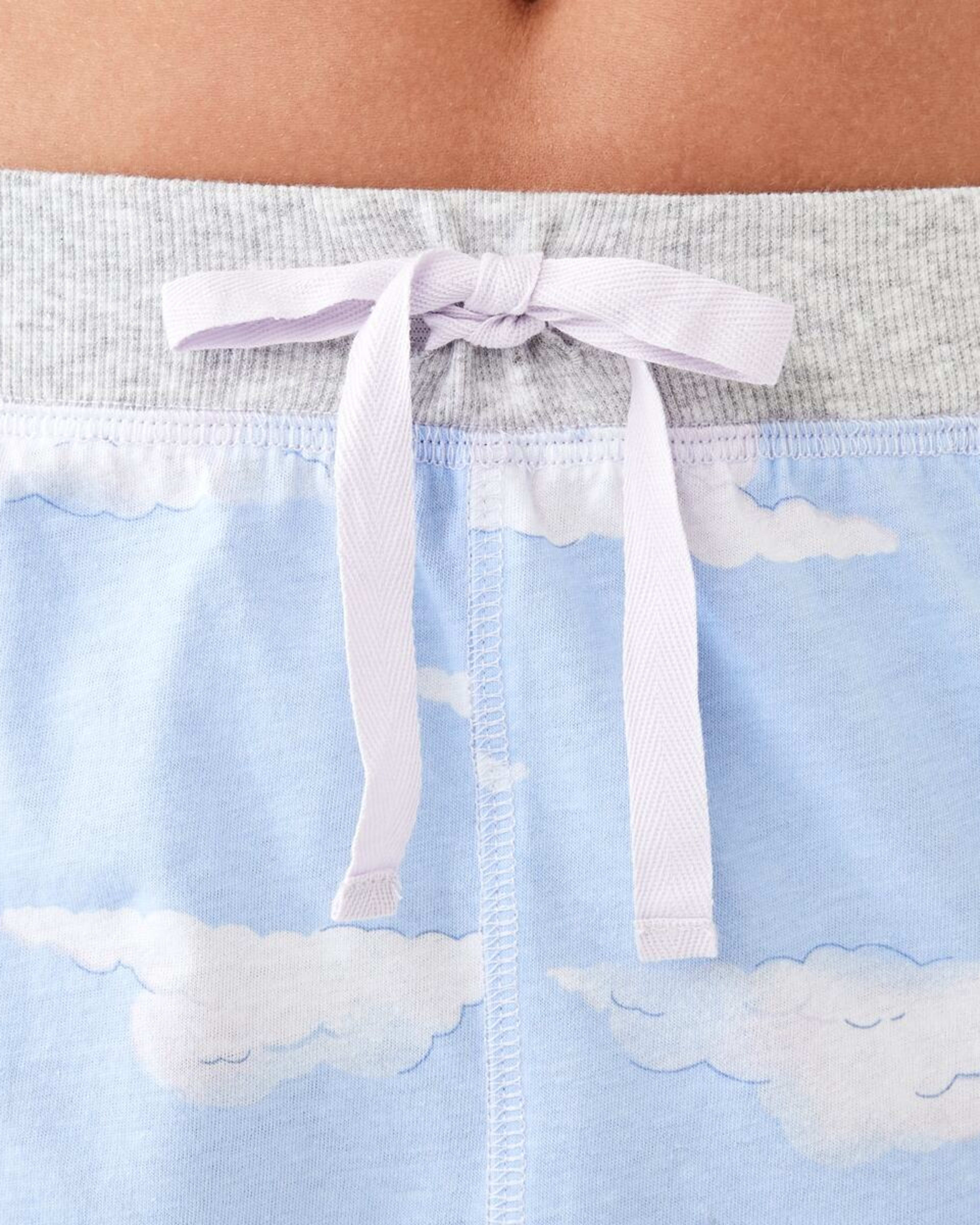 4 Printed Knit Cuffed Pants Cloud, 4 of 6