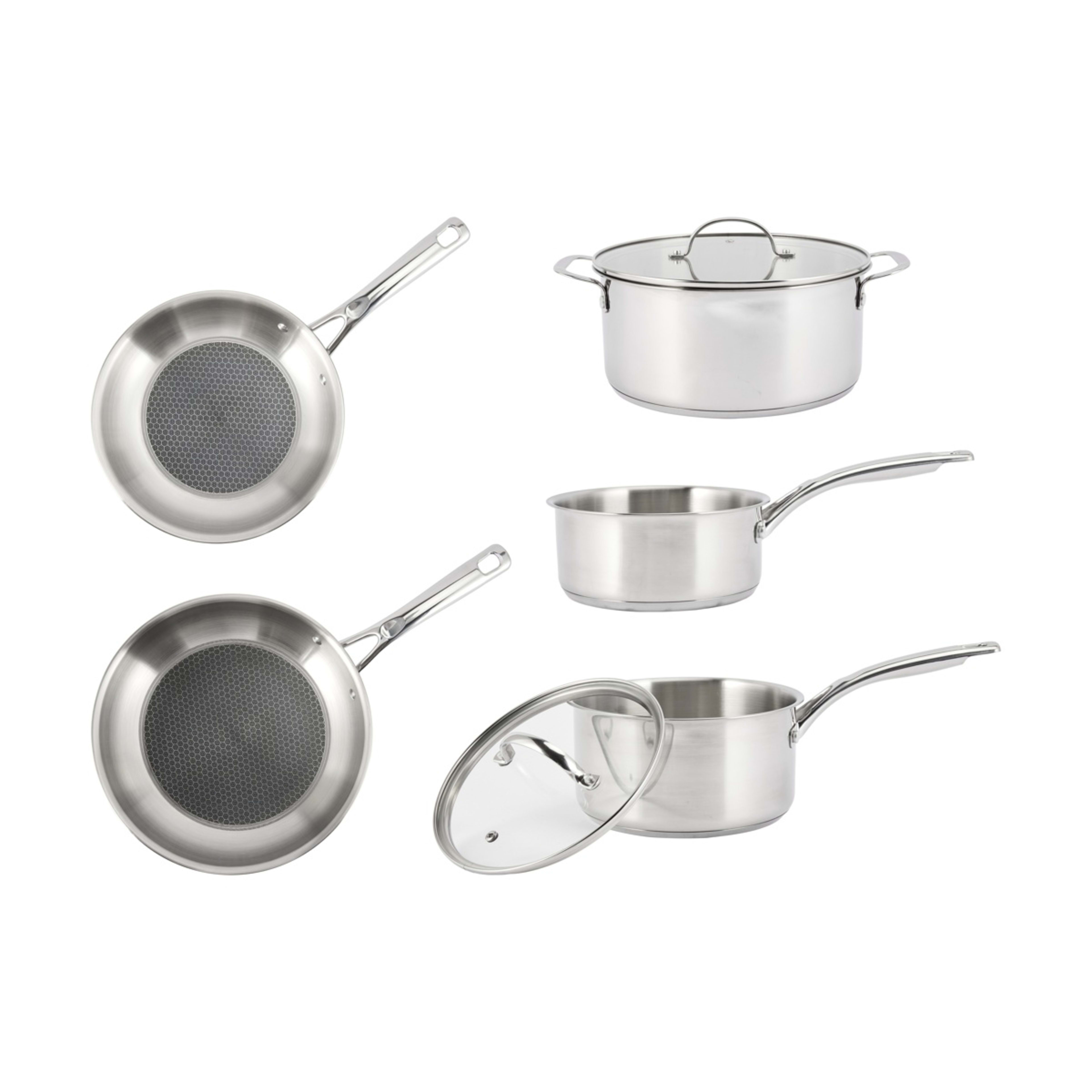 1 5 Piece Stainless Steel Cookware Set