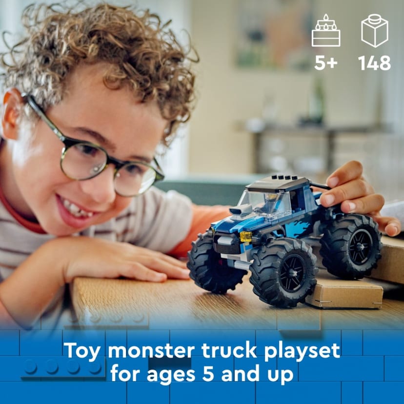 LEGO City Great Vehicles Blue Monster Truck 60402 - Kmart