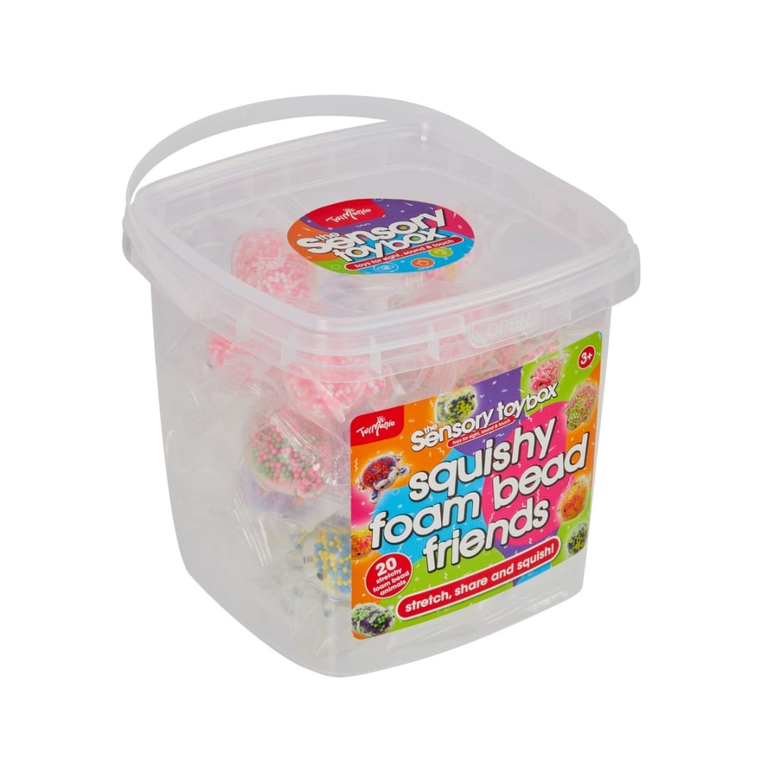 20 Pack ToyMania The Sensory Toy Box Squishy Foam Bead Friends Set - Kmart