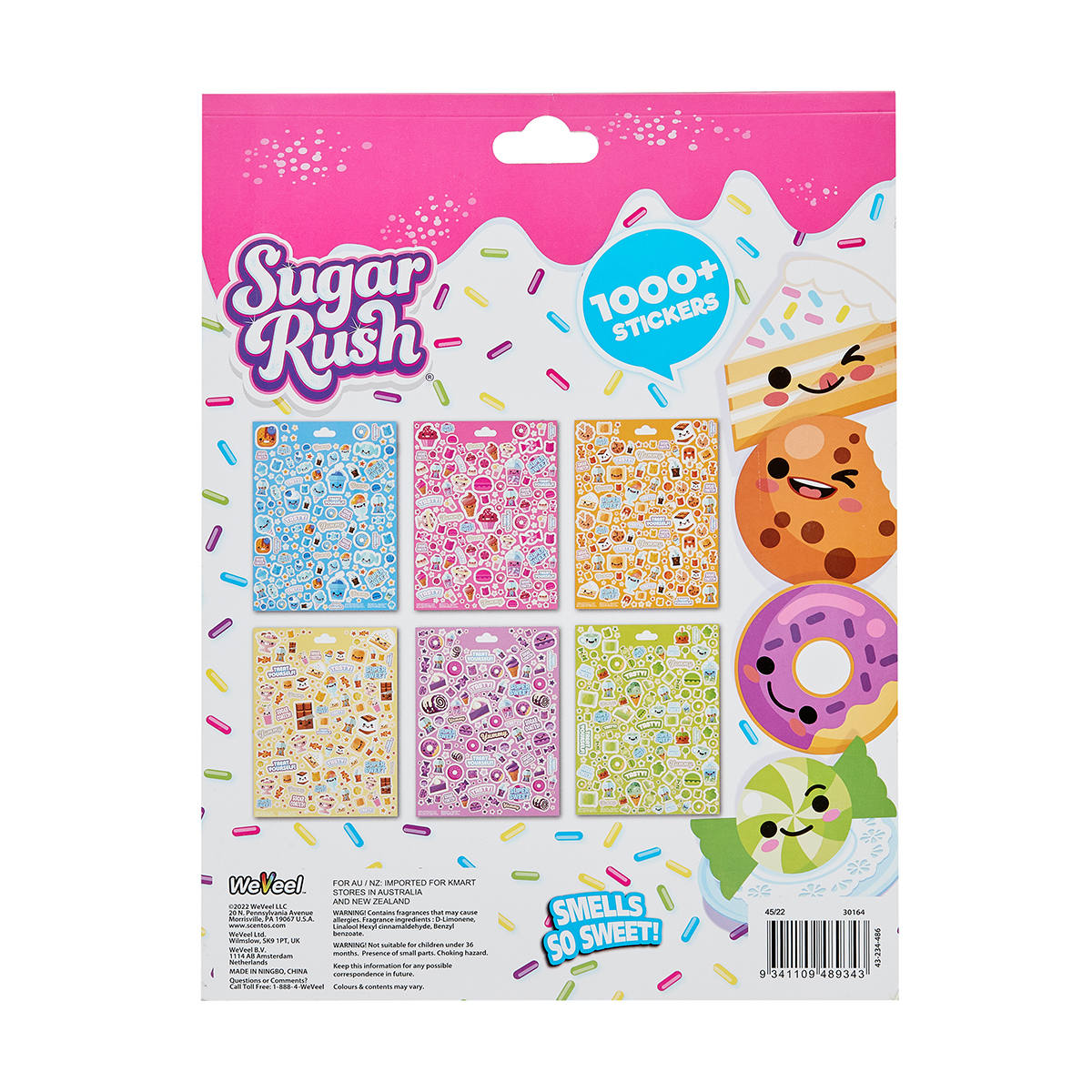 Sugar Rush Candy Scented Stickers - Kmart