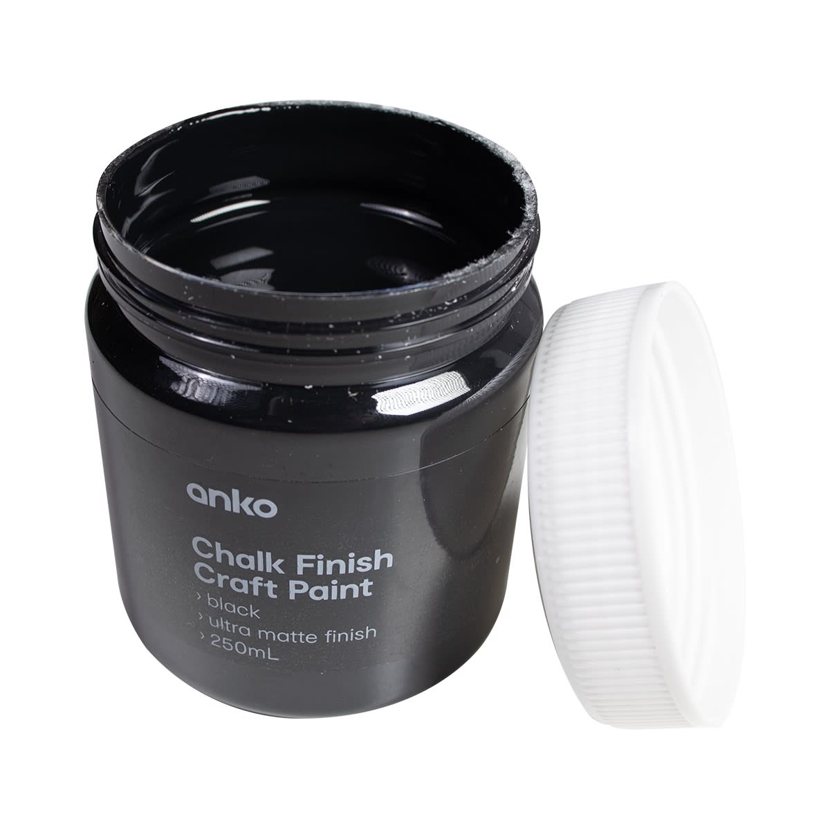 Chalk Finish Craft Paint Black Kmart