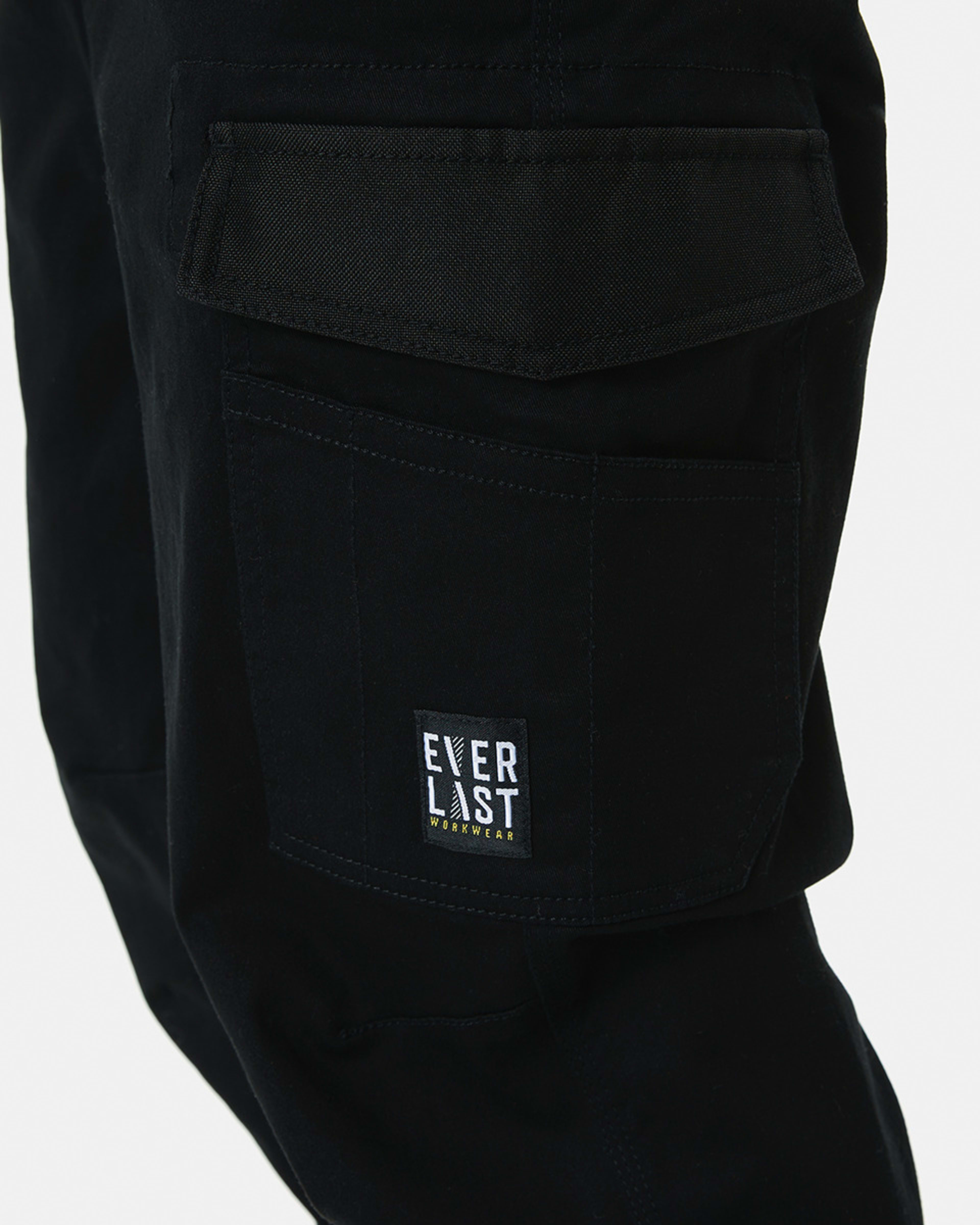5 Everlast Work Stretch Woven Jogger Pants Black, 5 of 7
