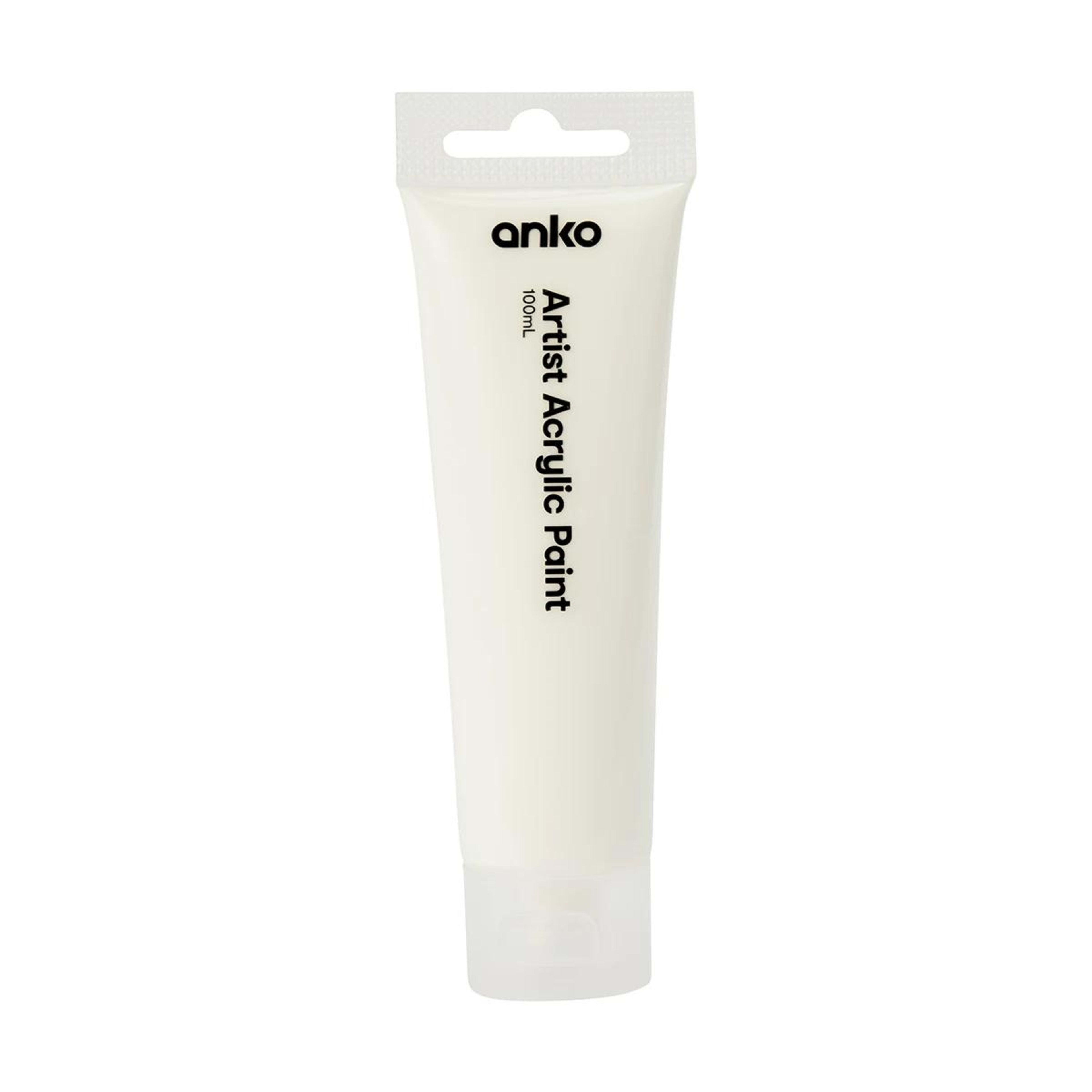 1 100ml Artist Acrylic Paint - White, 1 of 6