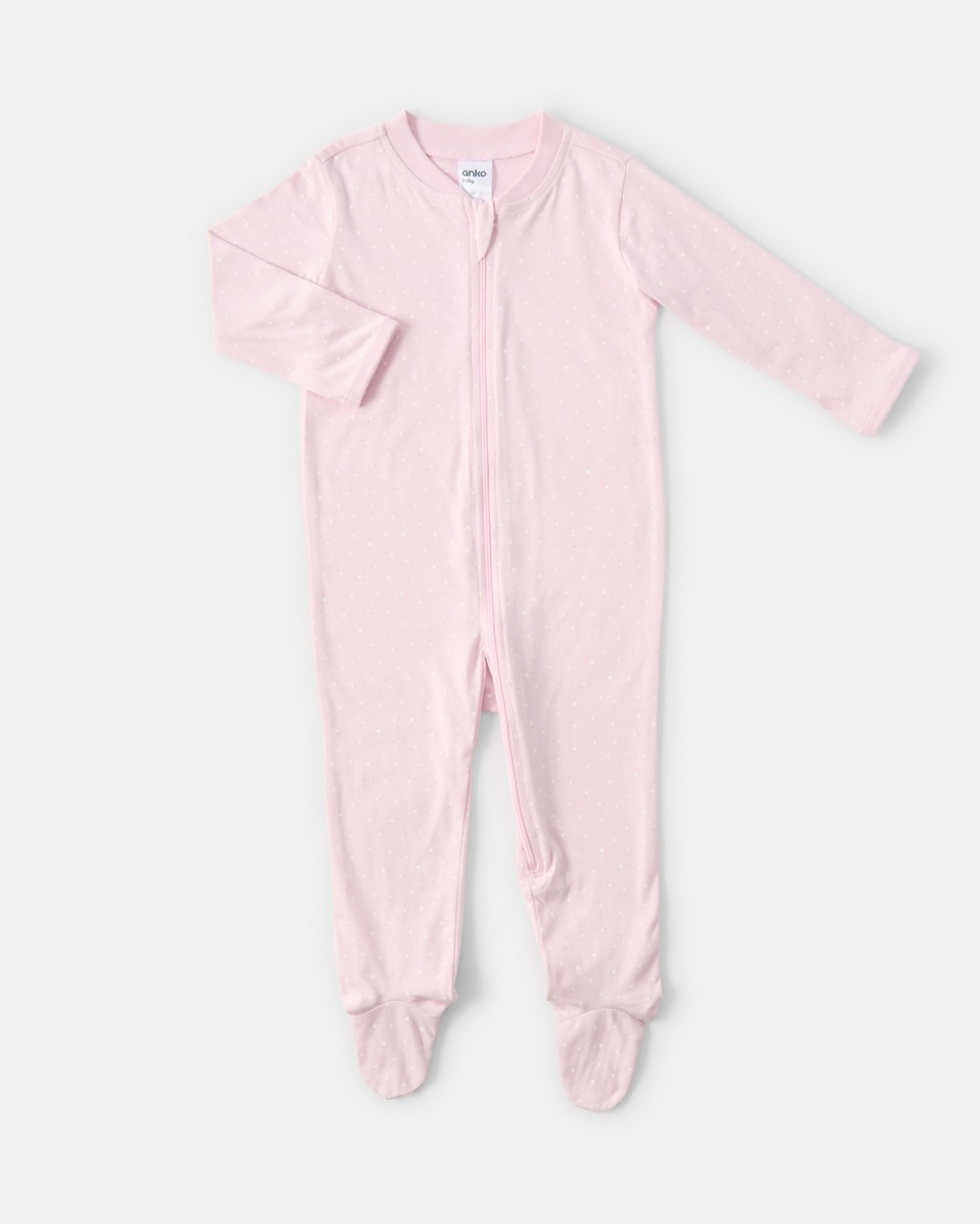 1 Everyday Coverall Pink Spots, 1 of 3