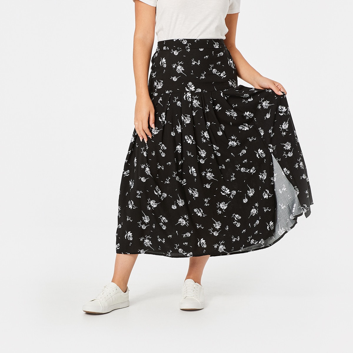 Pleated Maxi Skirt - Kmart