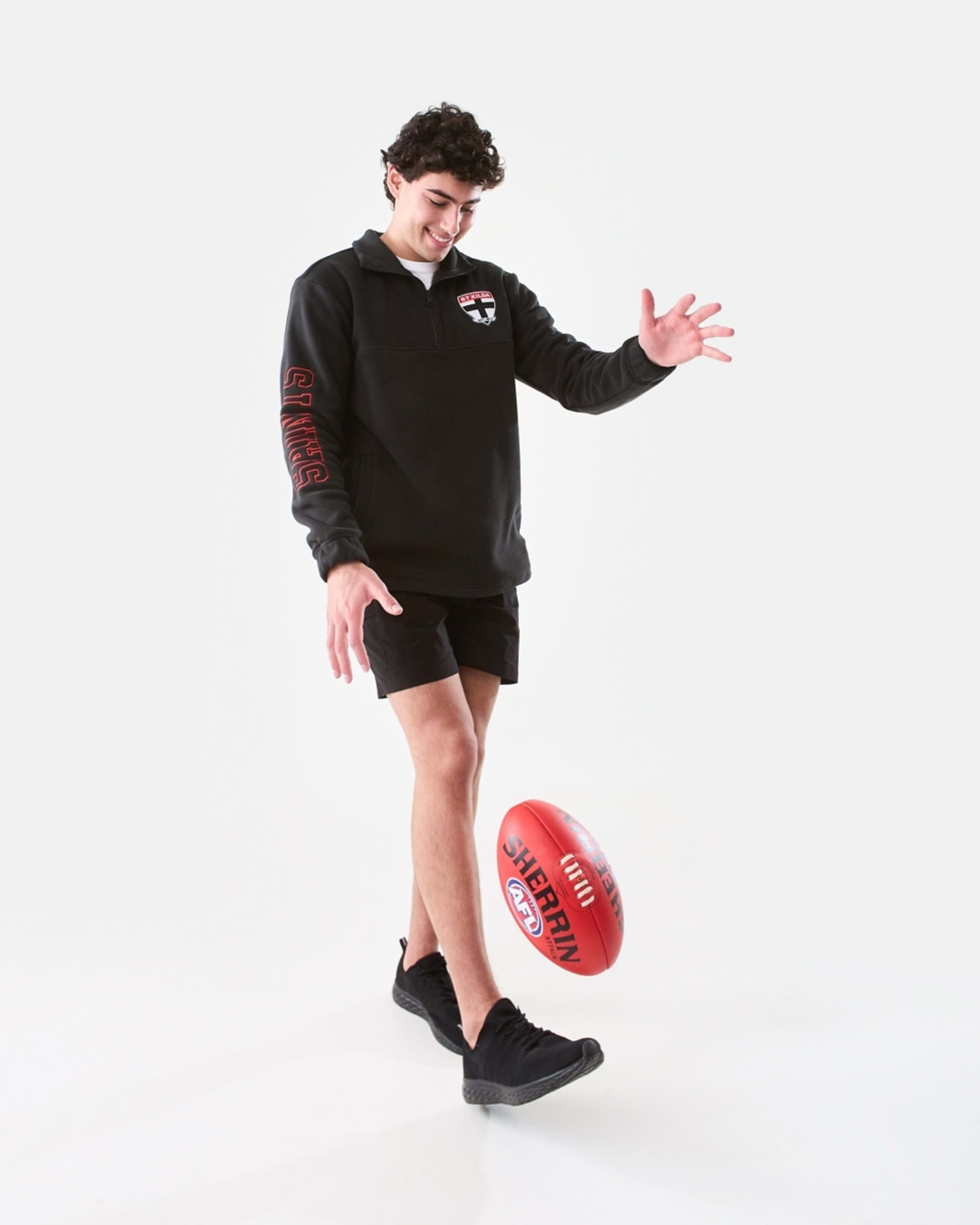 1 Official AFL Adult Polar Fleece Top St Kilda, 1 of 9