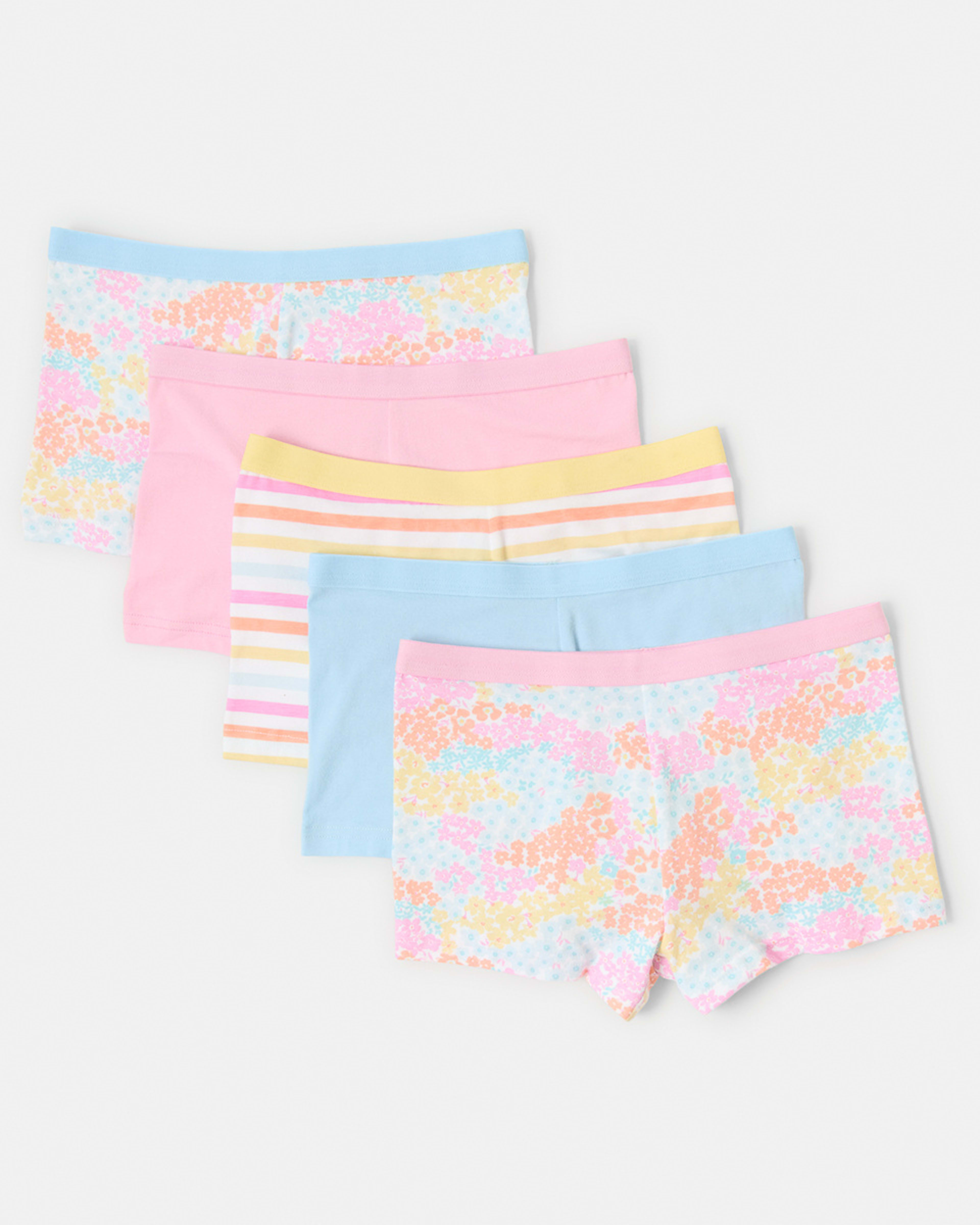 1 5 Pack Shorties WATERCOLOUR FLORAL, 1 of 8