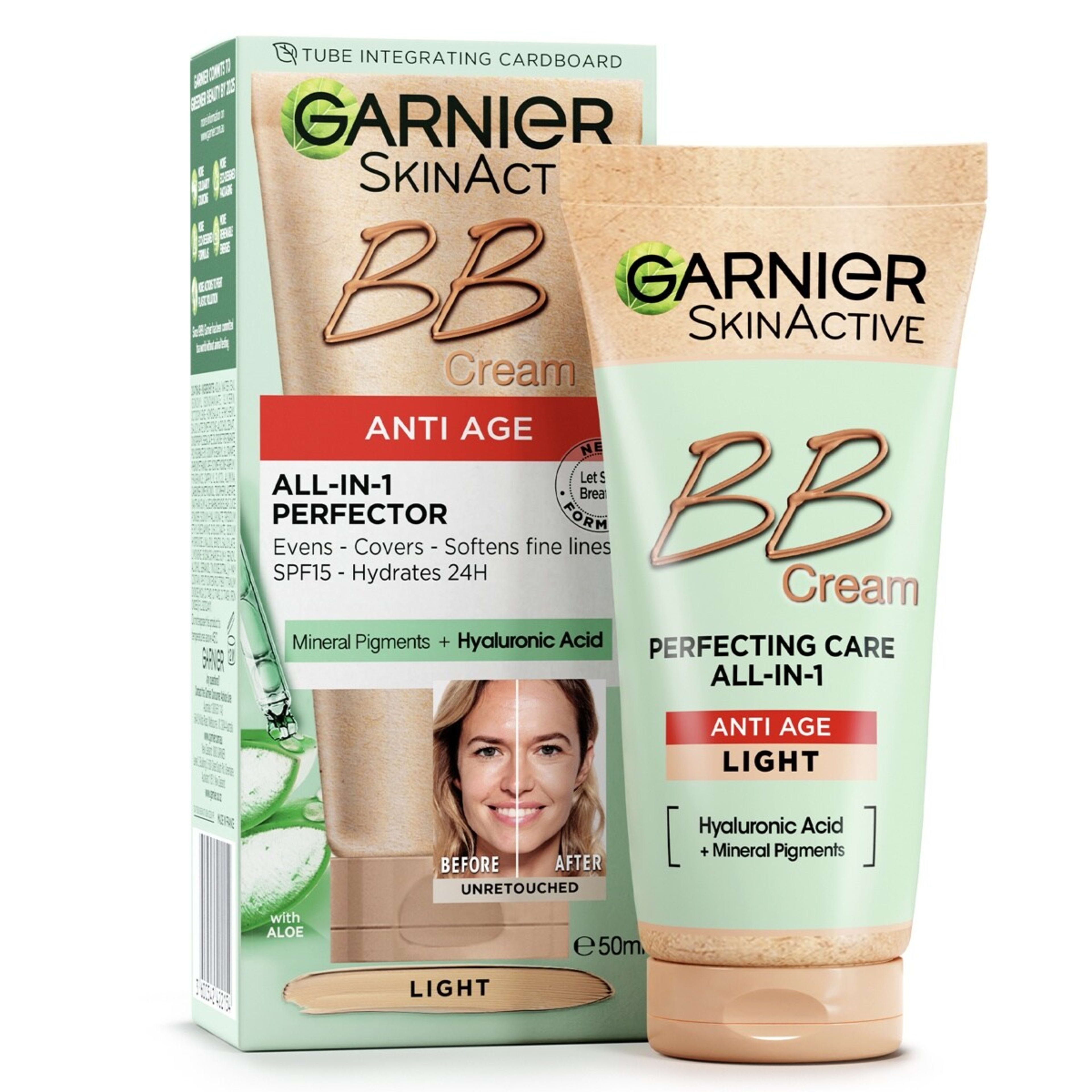 2 Garnier SkinActive Perfecting Care All-In-One BB Cream Anti Age - Light, 2 of 7