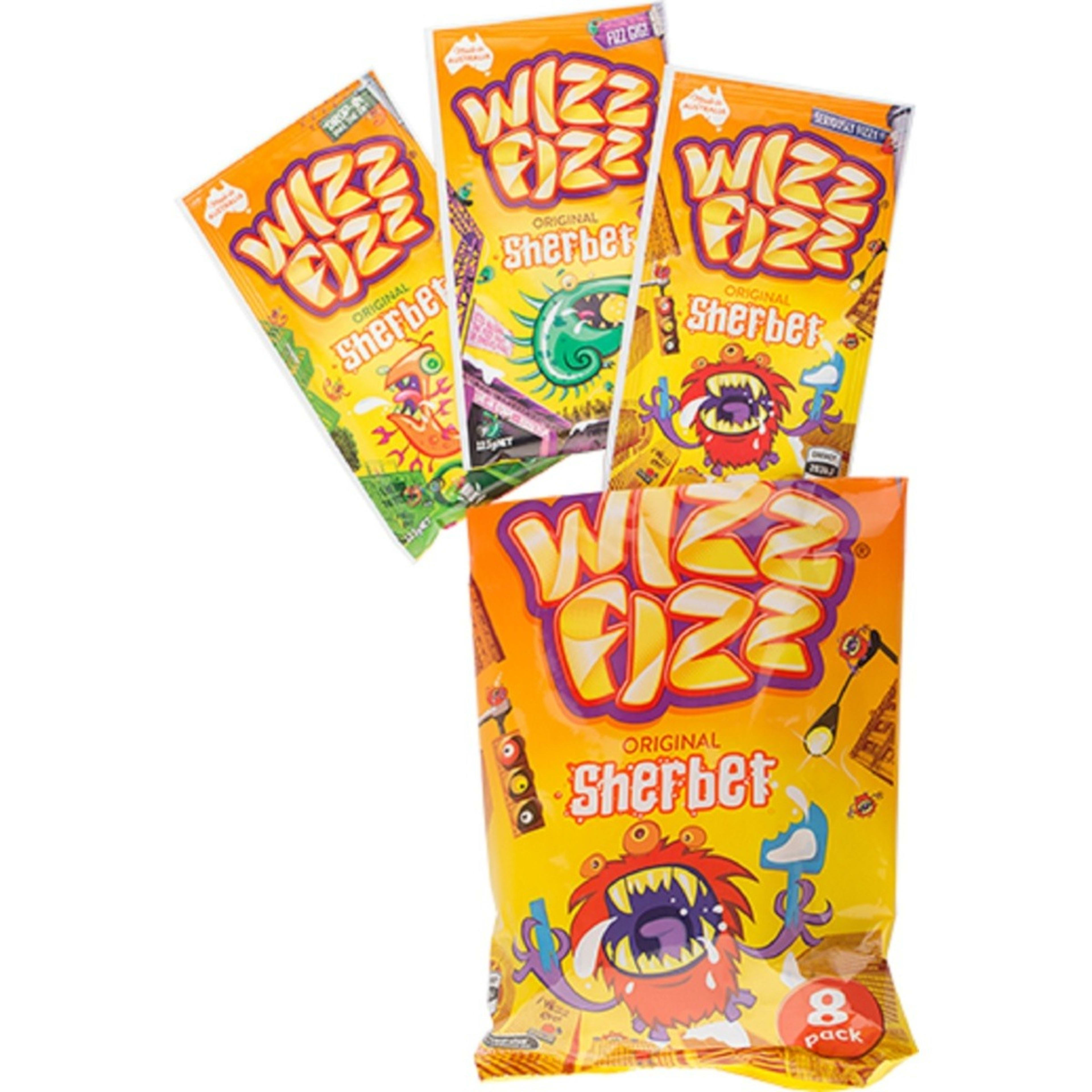 2 8 Pack Wizz Fizz Original Sherbet 100g, 2 of 2