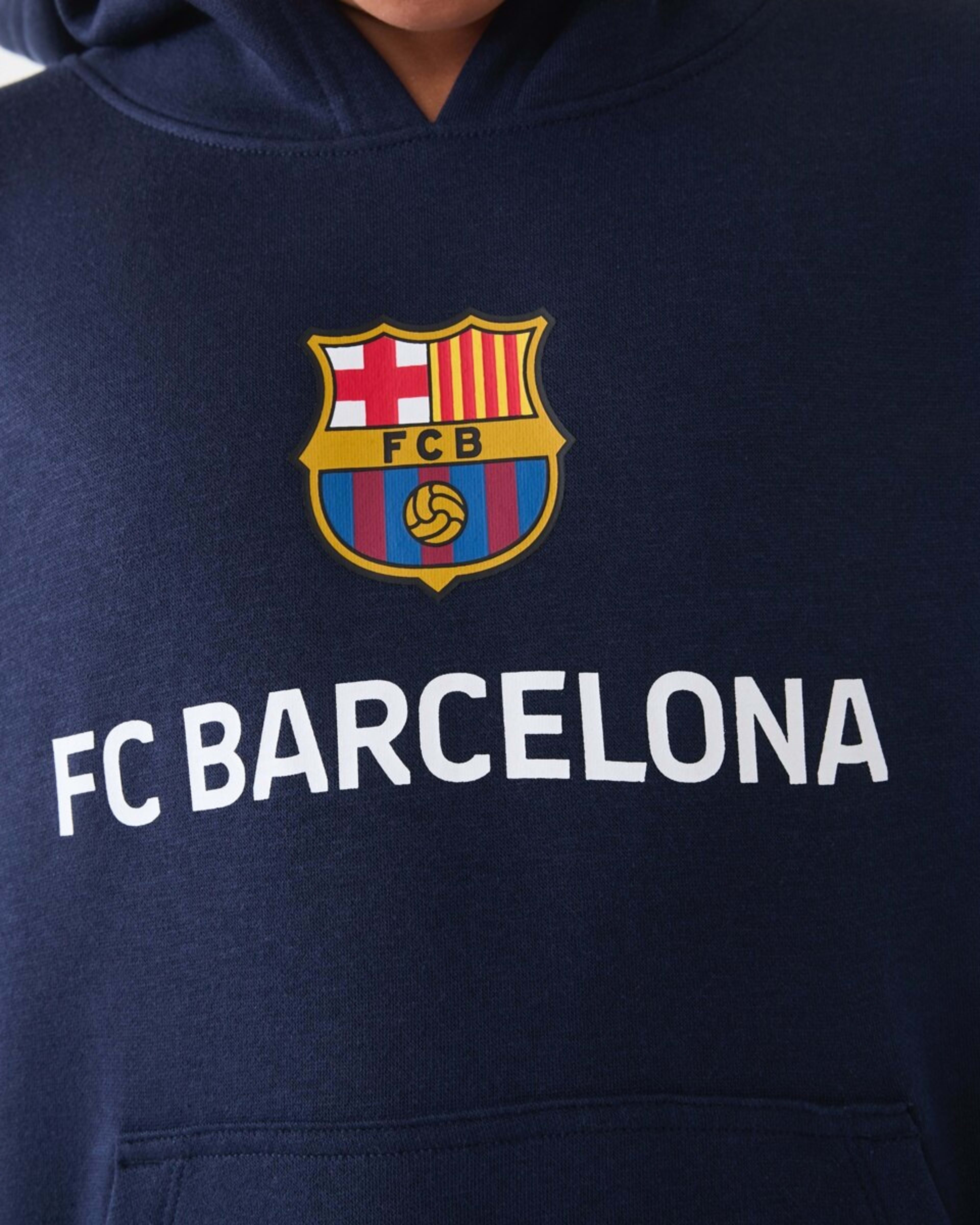 4 Official Youth Barcelona Hoodie Navy, 4 of 7