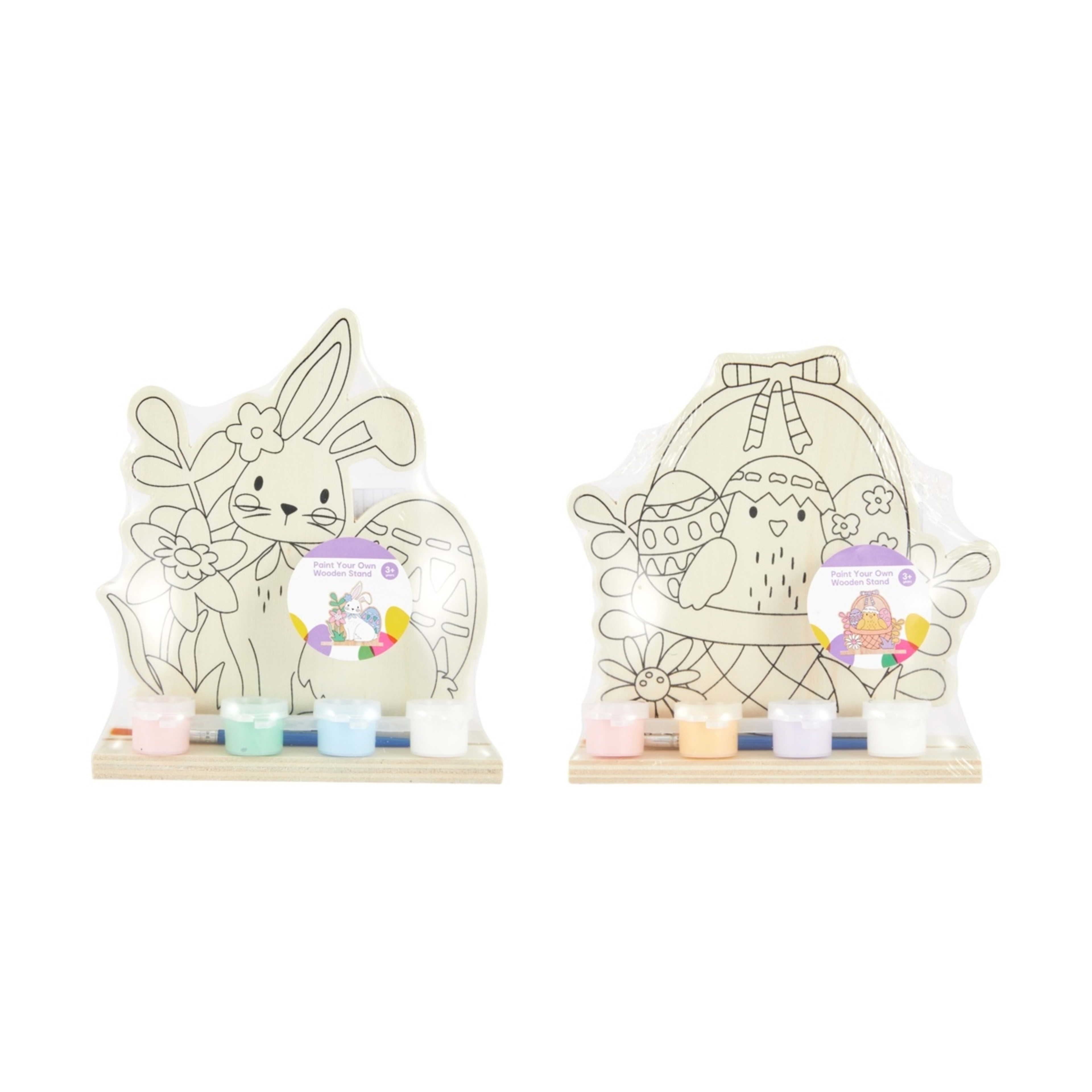 2 Paint Your Own Easter Wooden Stand - Assorted, 2 of 4