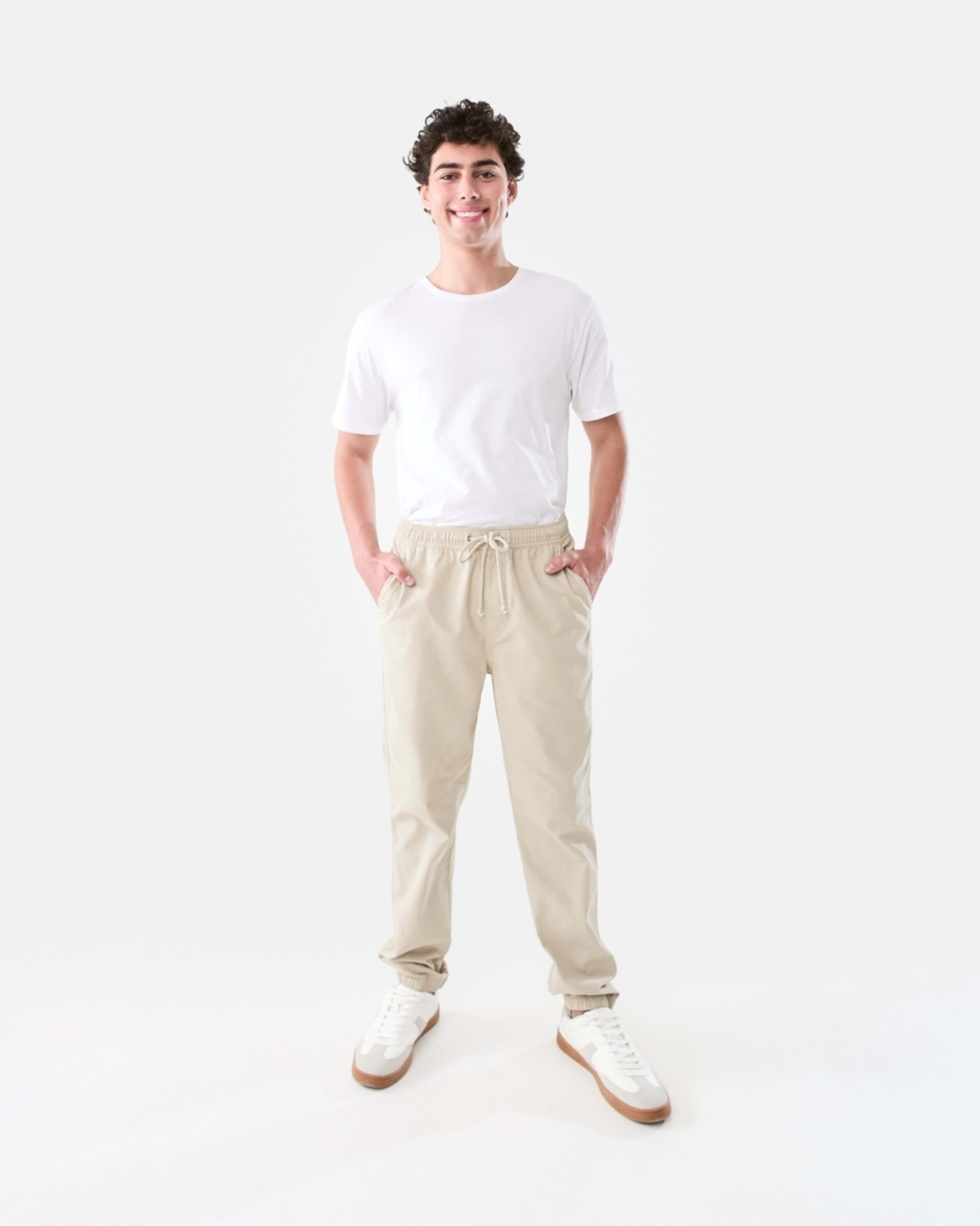 6 Elastic Waist Jogger Pants Bge Ntrl, 6 of 6