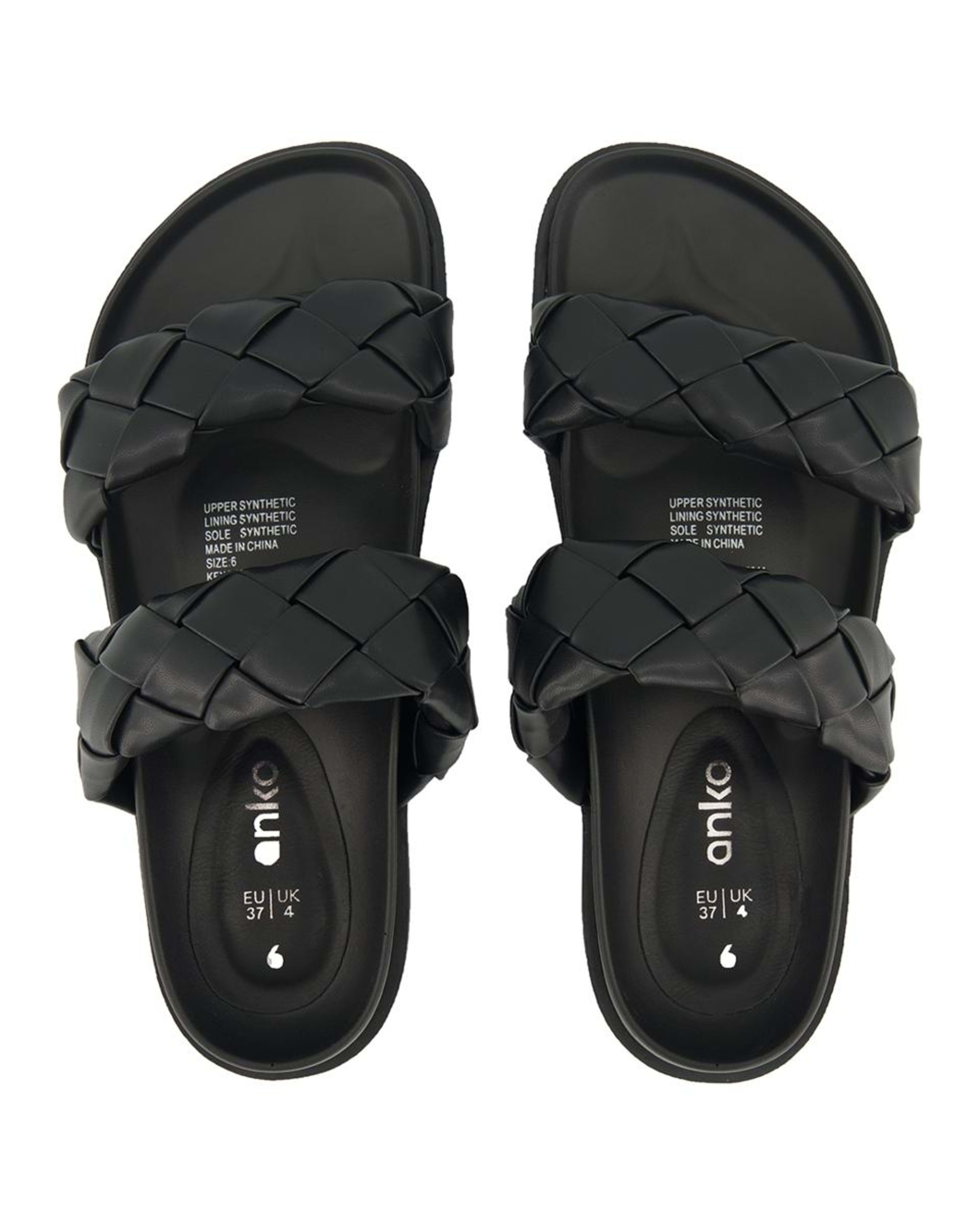 Ele Braided Band Slides Kmart NZ