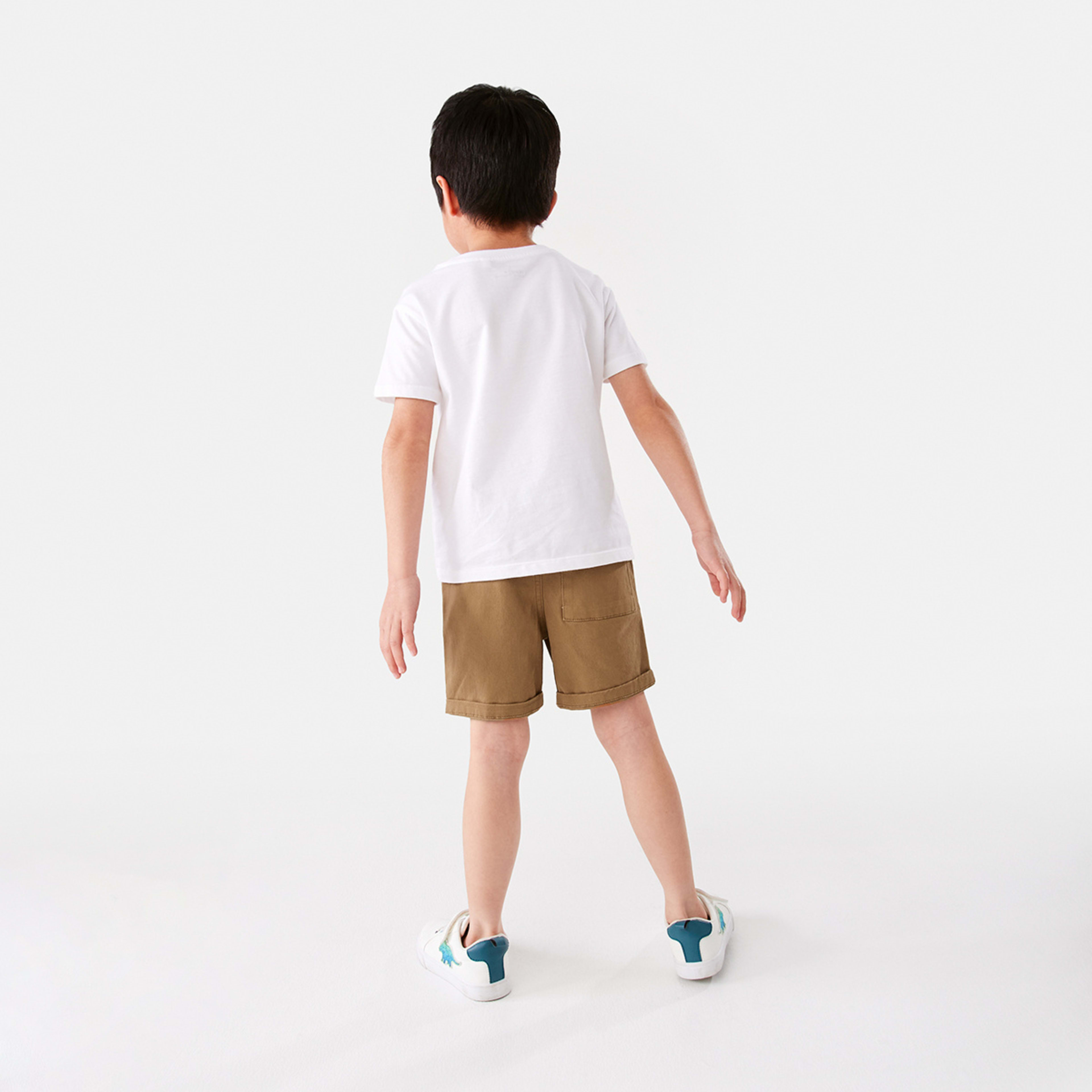 7 Pull On Chino Shorts Coco Brown, 7 of 9