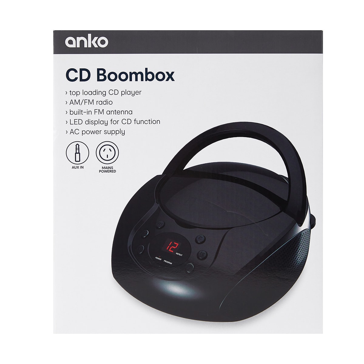 CD Boombox Kmart