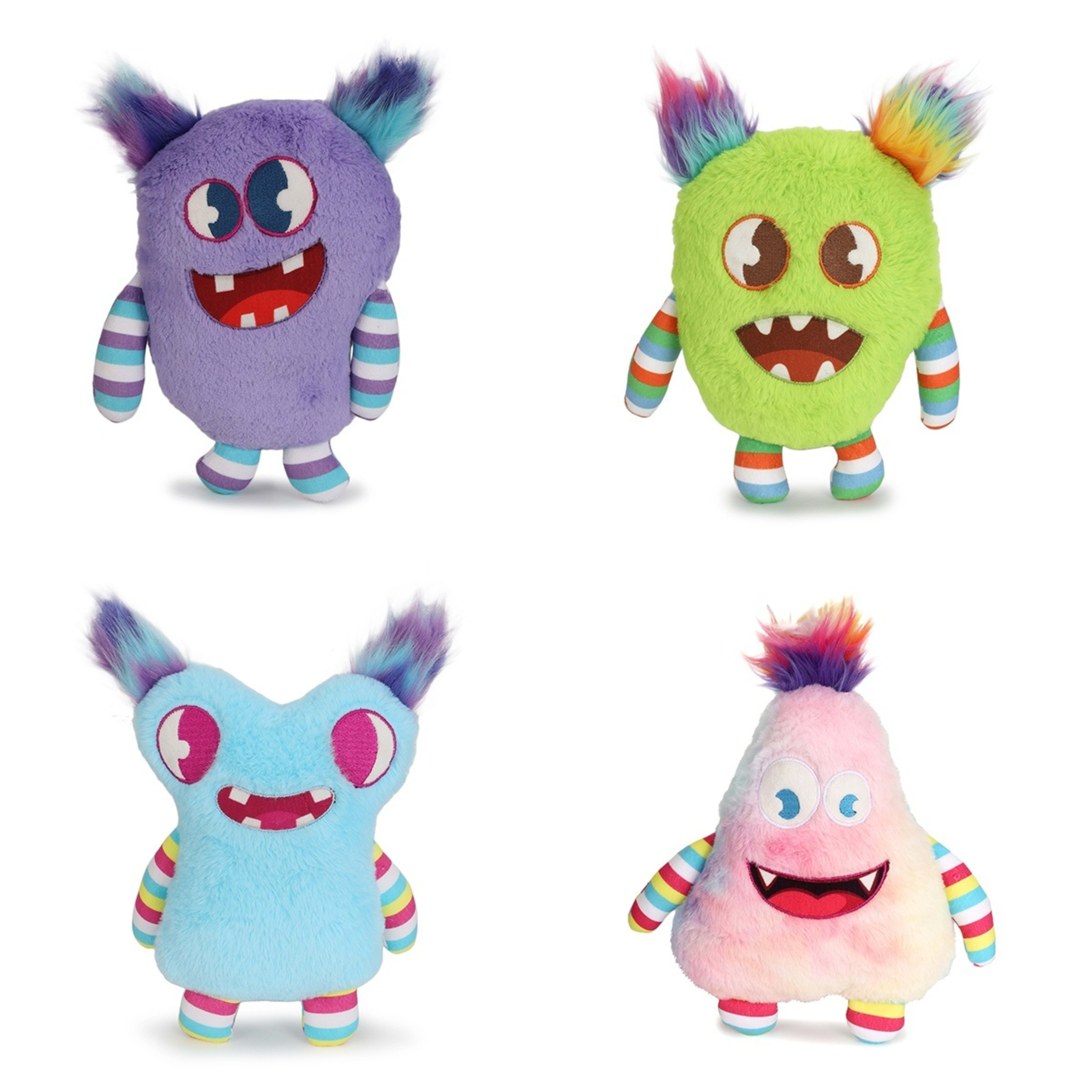 1 Pet Toy Plush Banded Monster - Assorted
