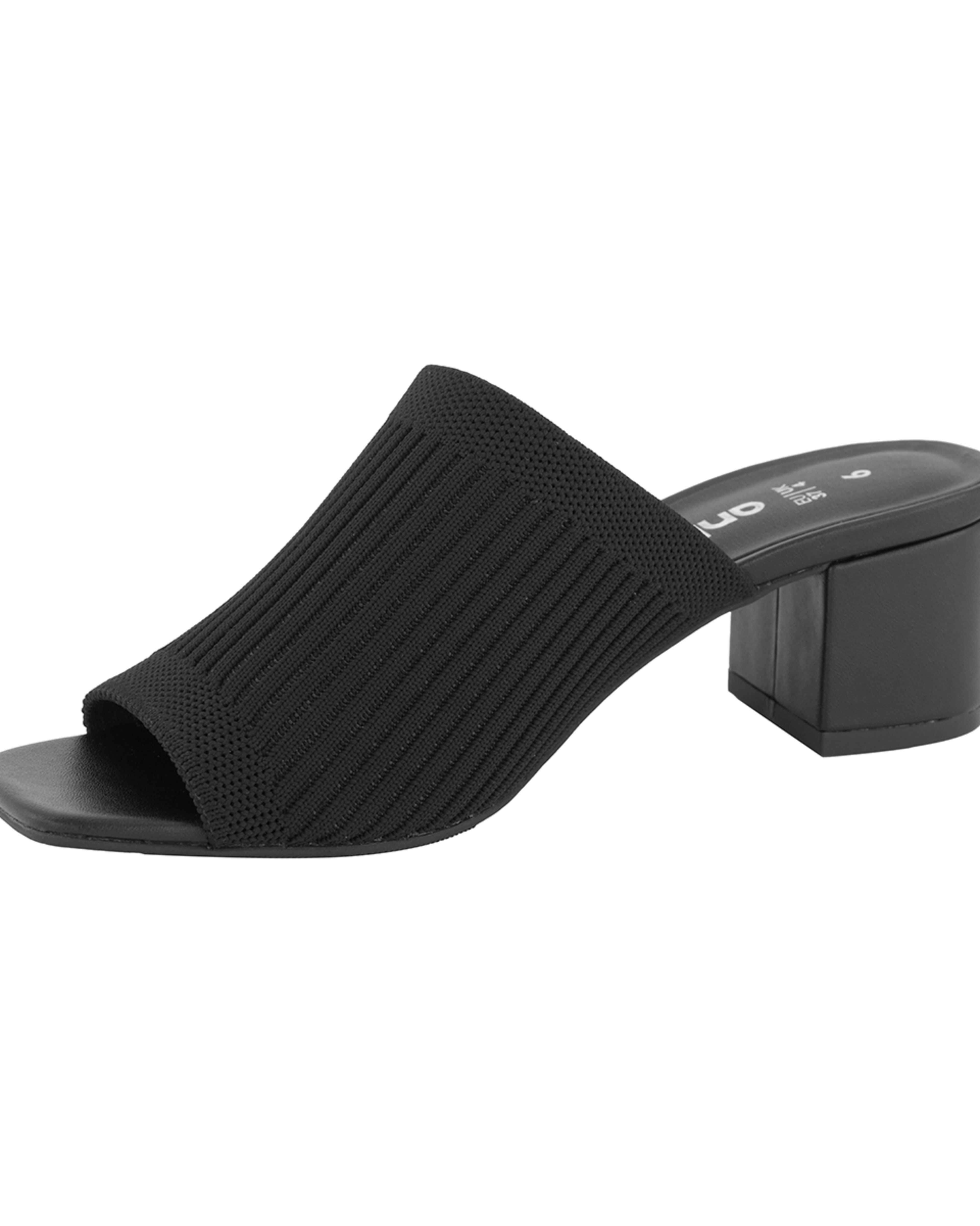 Casual Knit Square Toe Mules Kmart