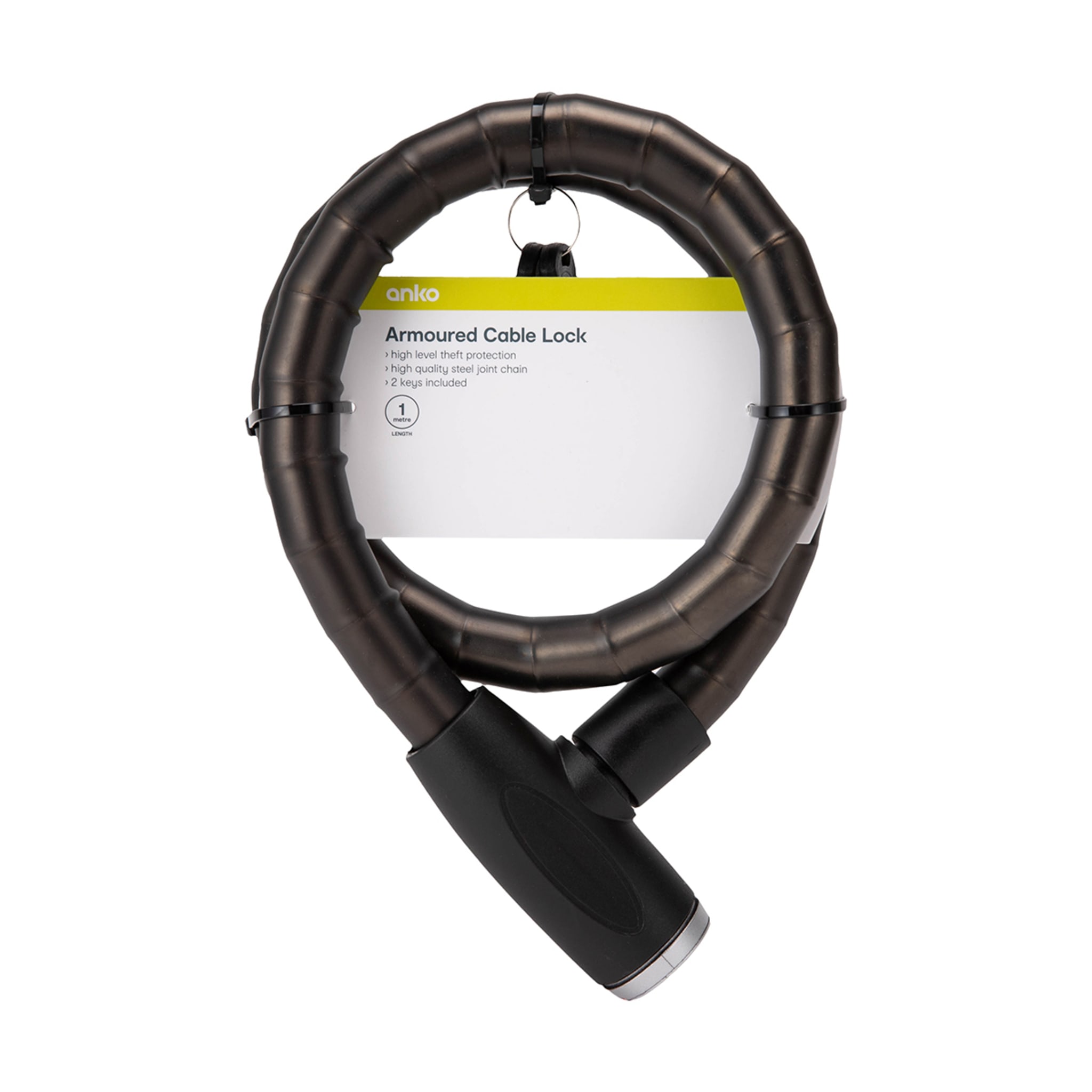 Armoured Cable Lock Kmart