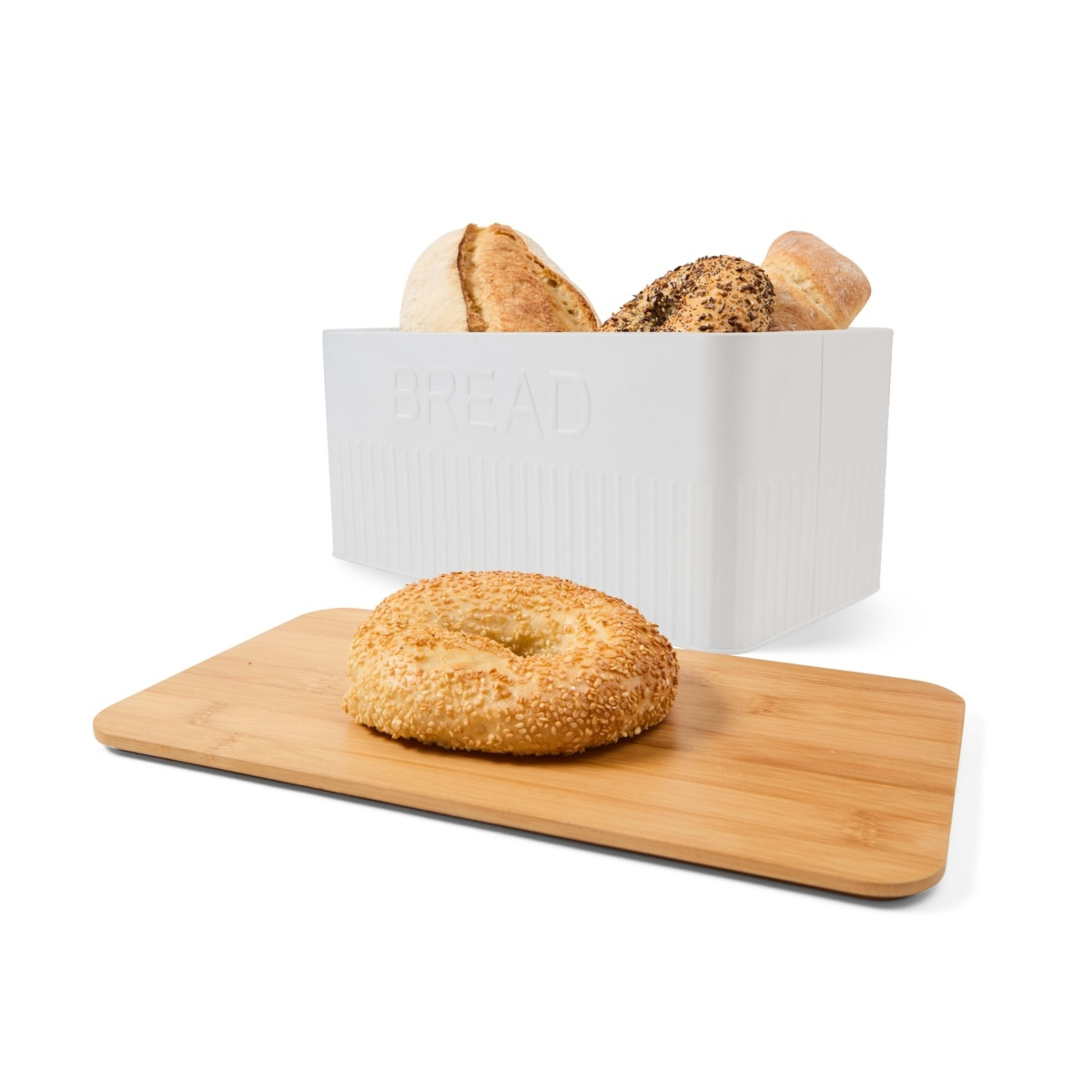 1 Bread Bin - White