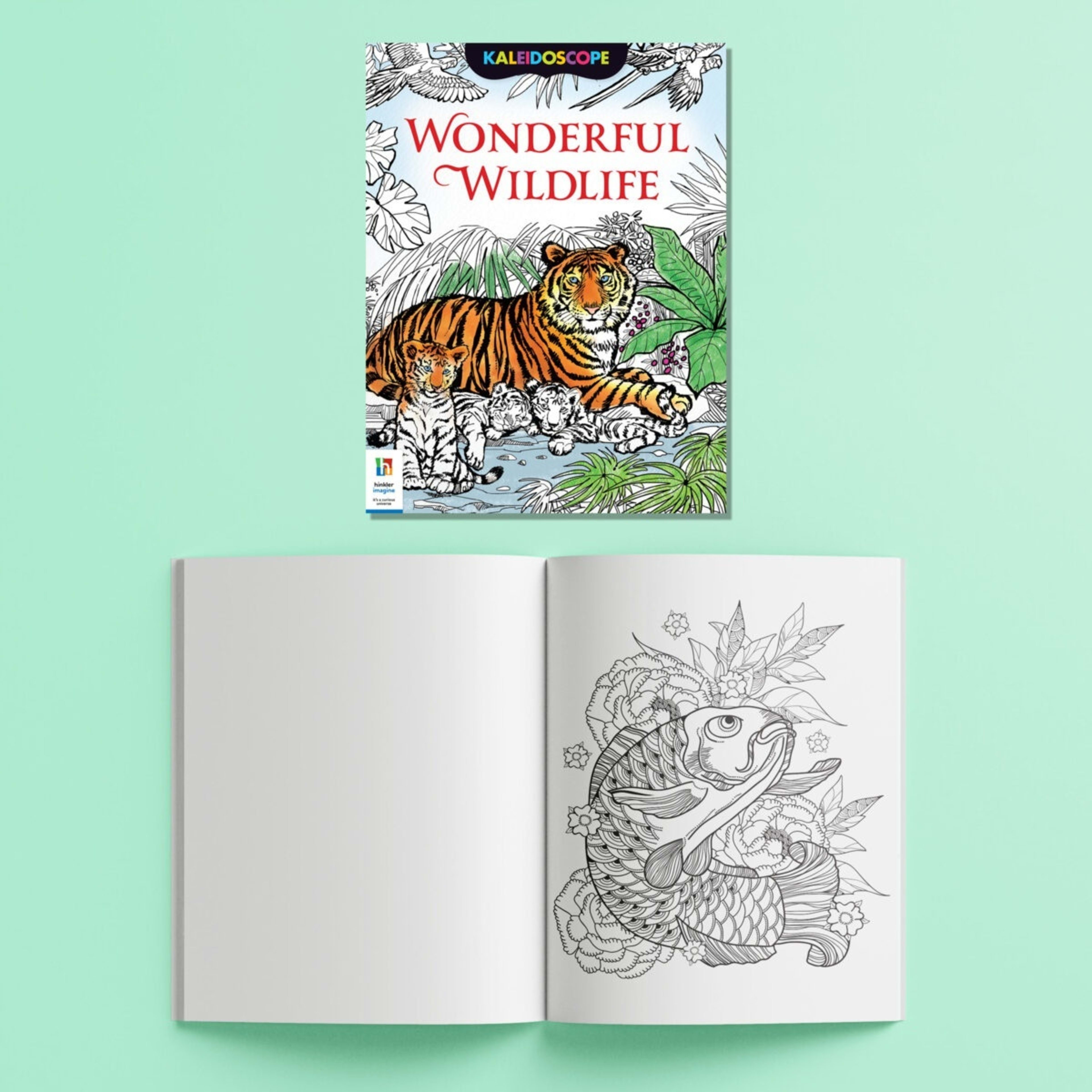 5 Kaleidoscope Ultimate Colouring Wild Nature Carry Case - Book, 5 of 7