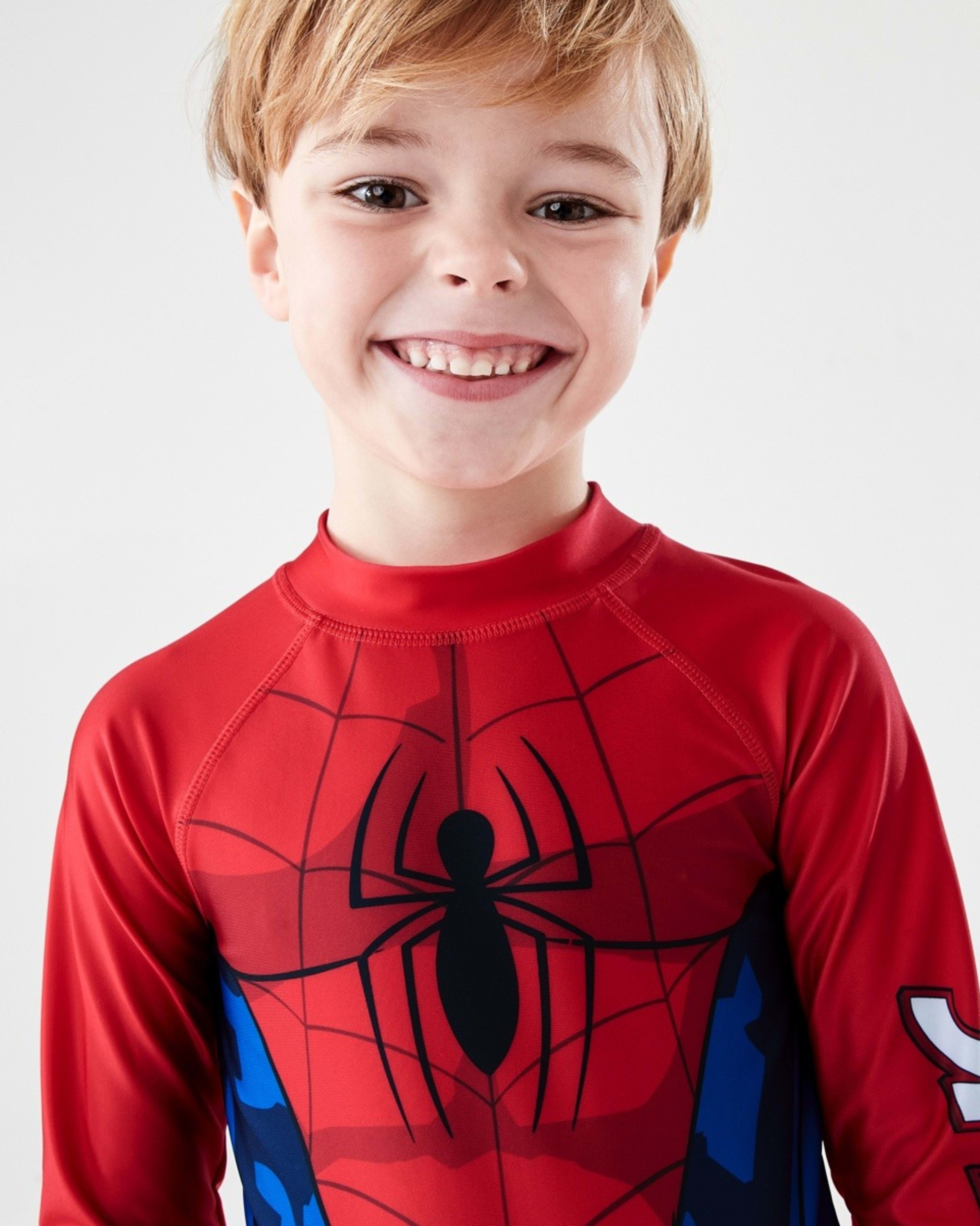 3 Spider-Man License Long Sleeve Swimsuit SPIDERMAN, 3 of 7
