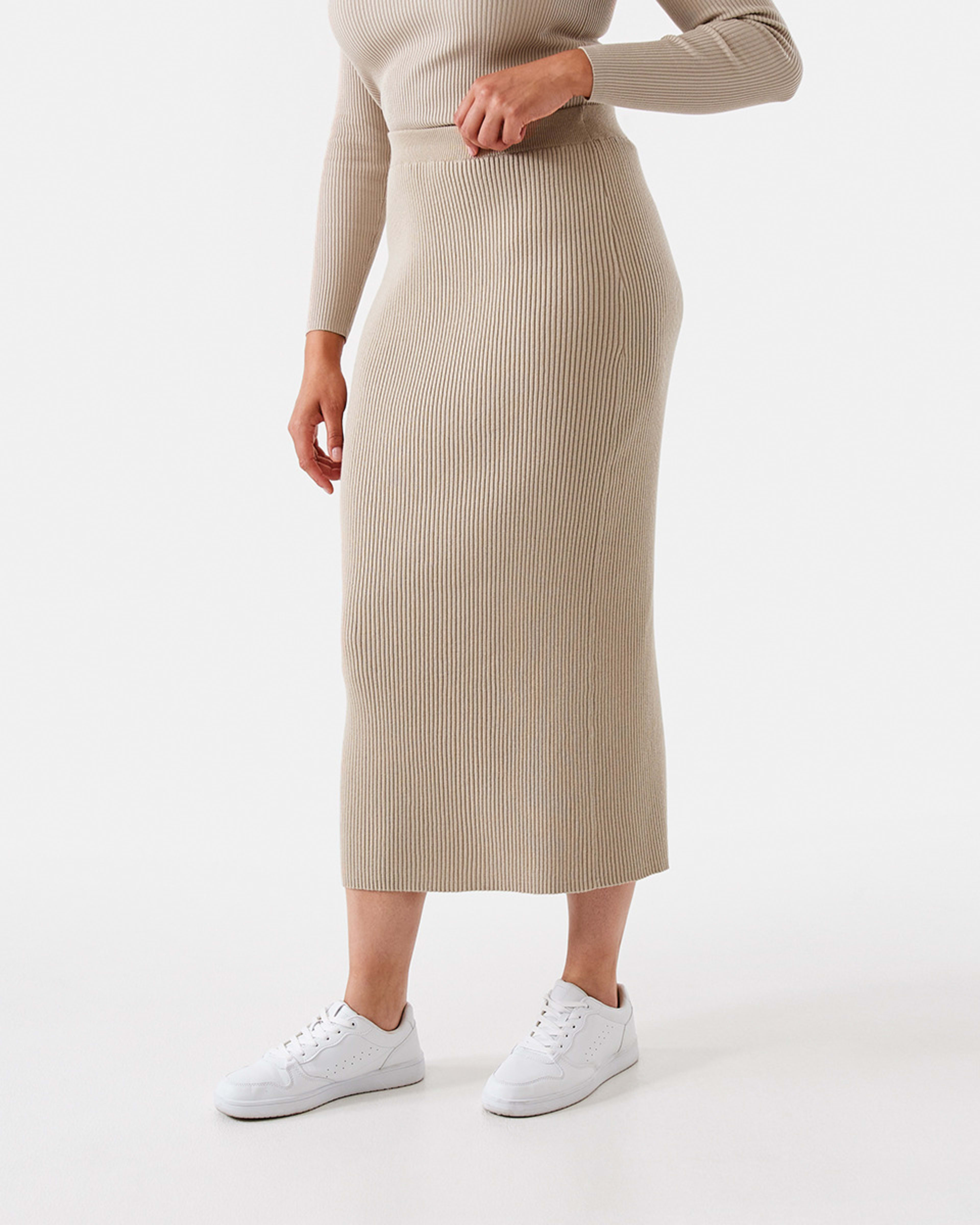 Rib Column Maxi Skirt Kmart
