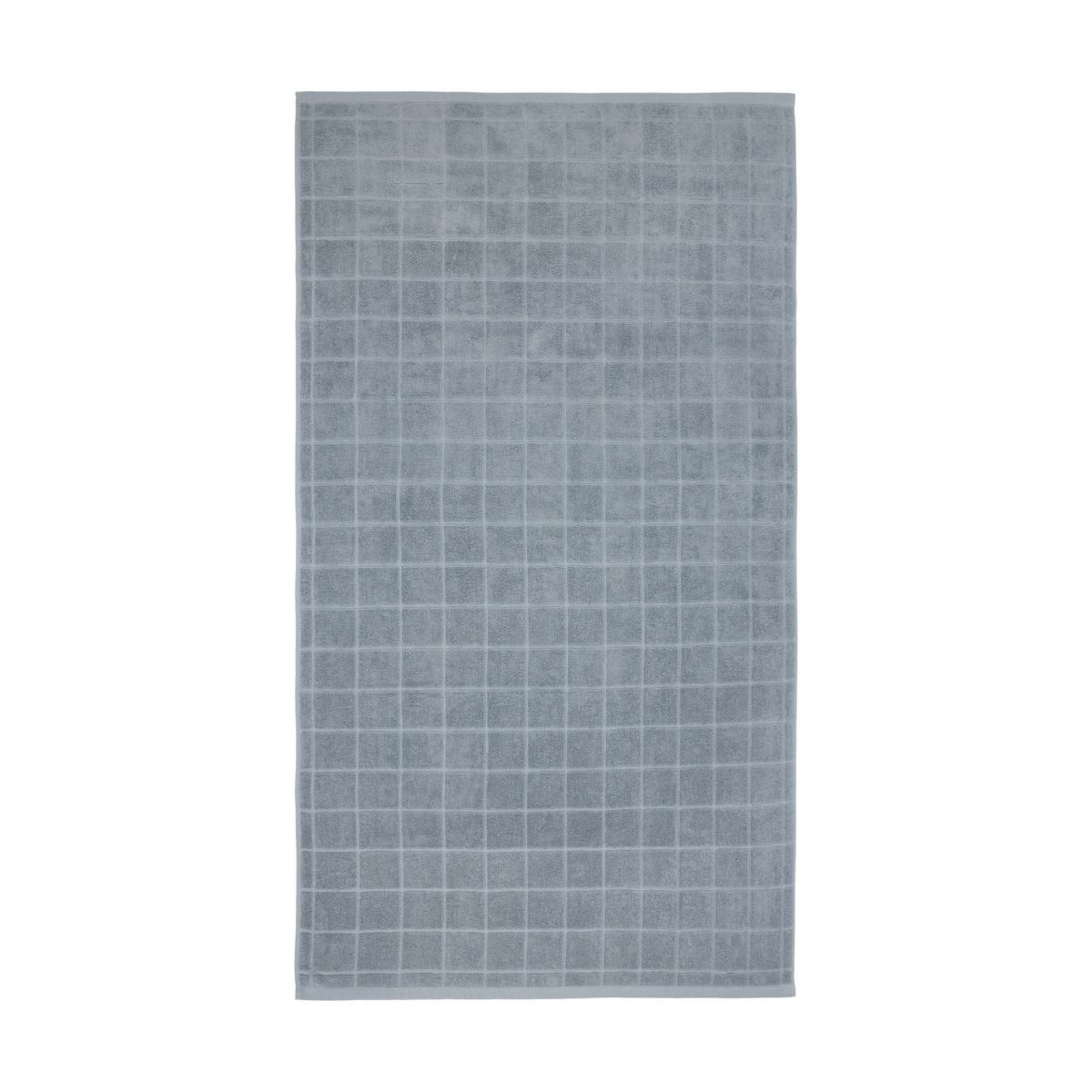 3 Cotton Grid Mega Towel - Blue, 3 of 5