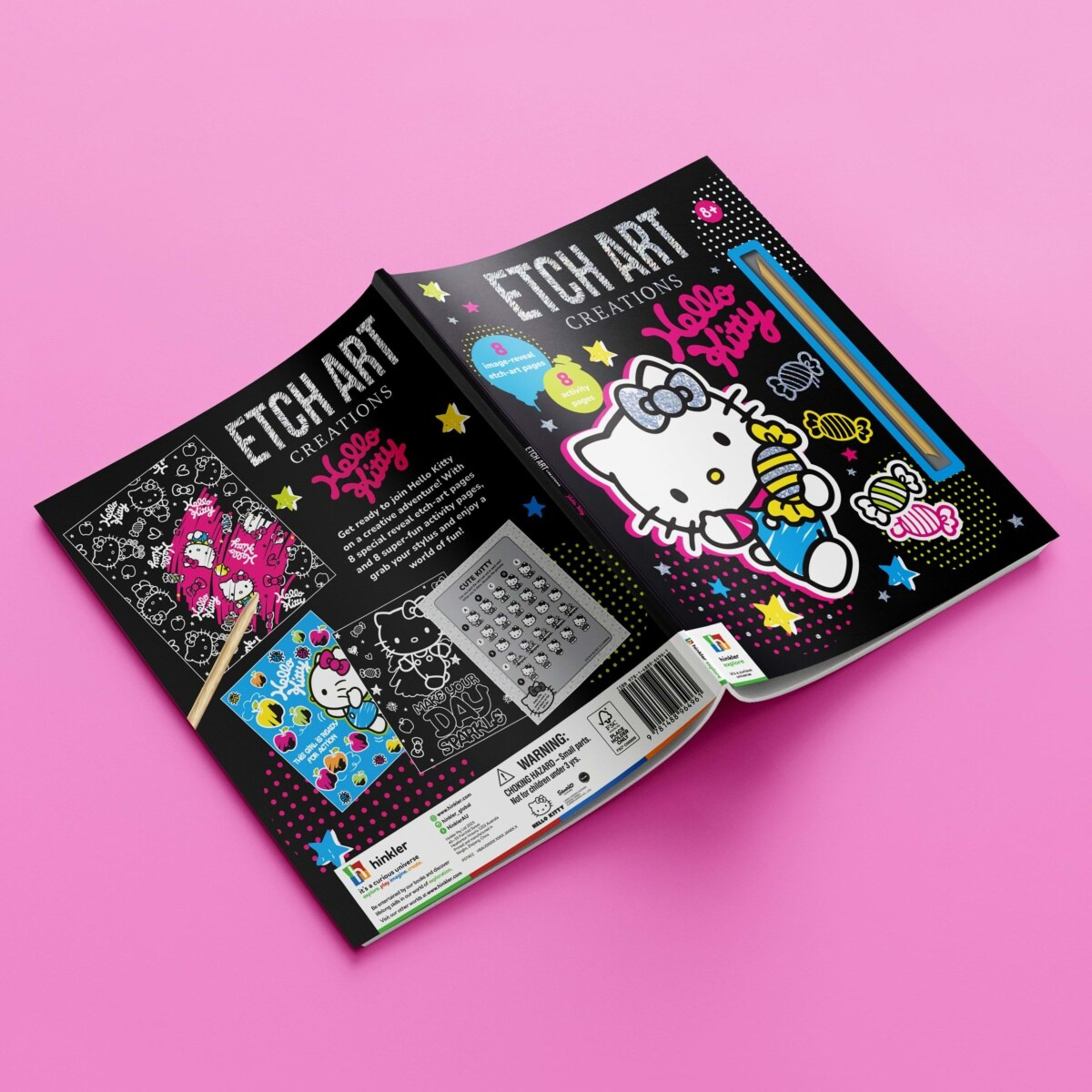 3 Etch Art Creations: Hello Kitty - Book, 3 of 7
