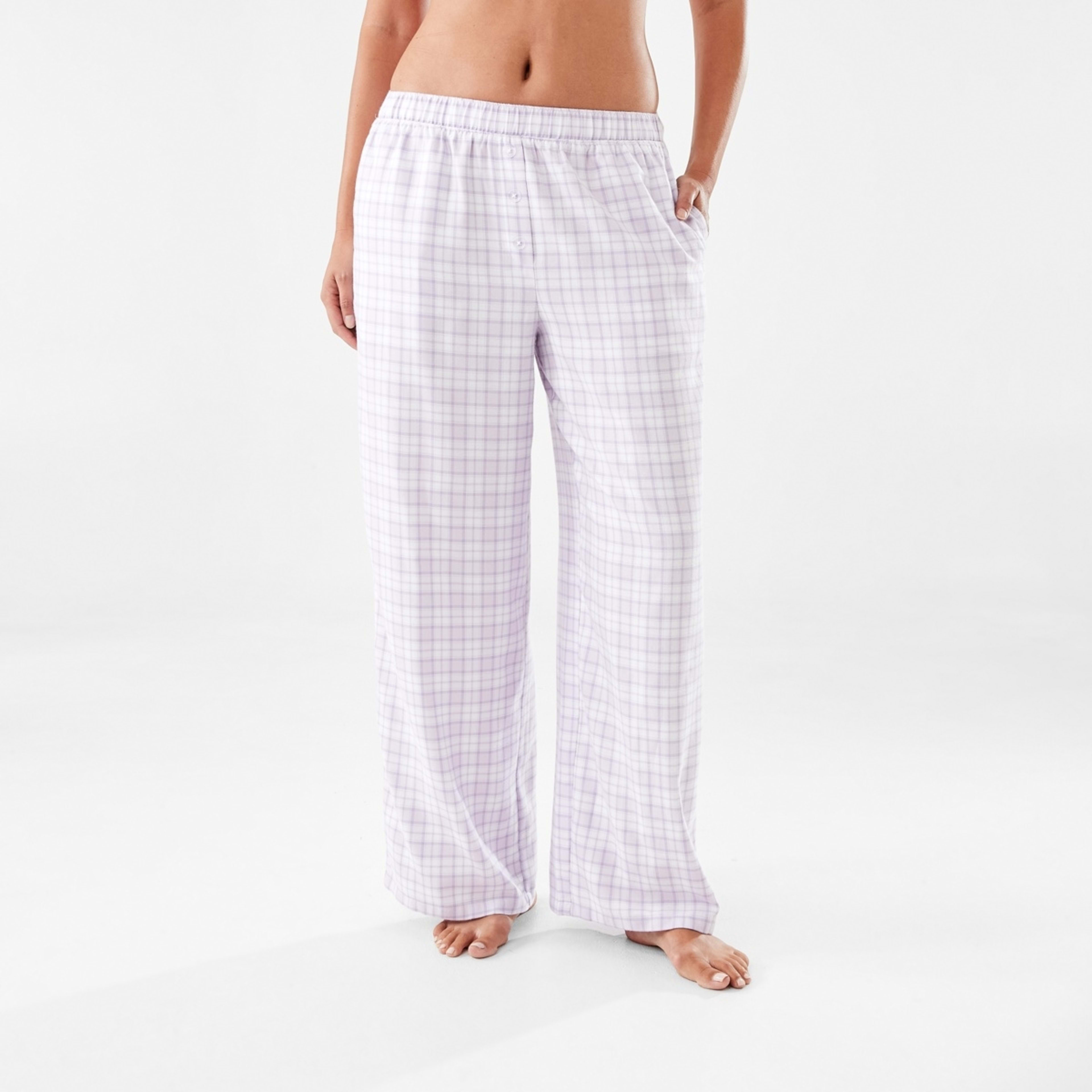 1 Boyfriend Flannel Pants Mini Chk L, 1 of 6
