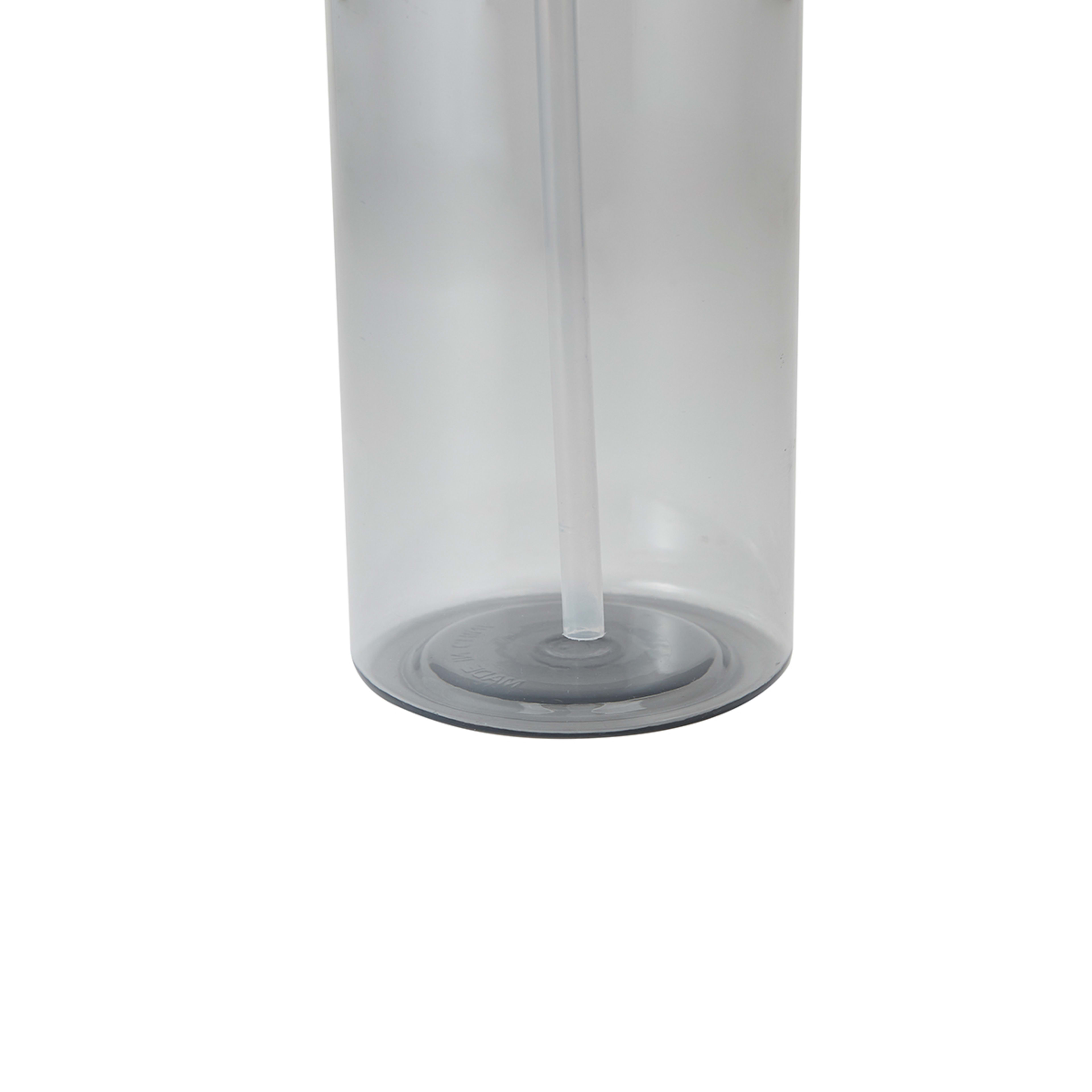8 1L Charcoal Flip Top Drink Bottle with Handle, 8 of 9