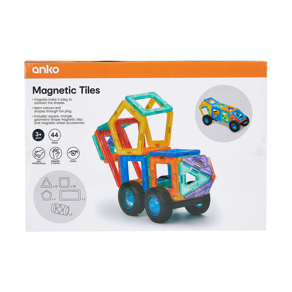 44 Piece Tiles Set Kmart