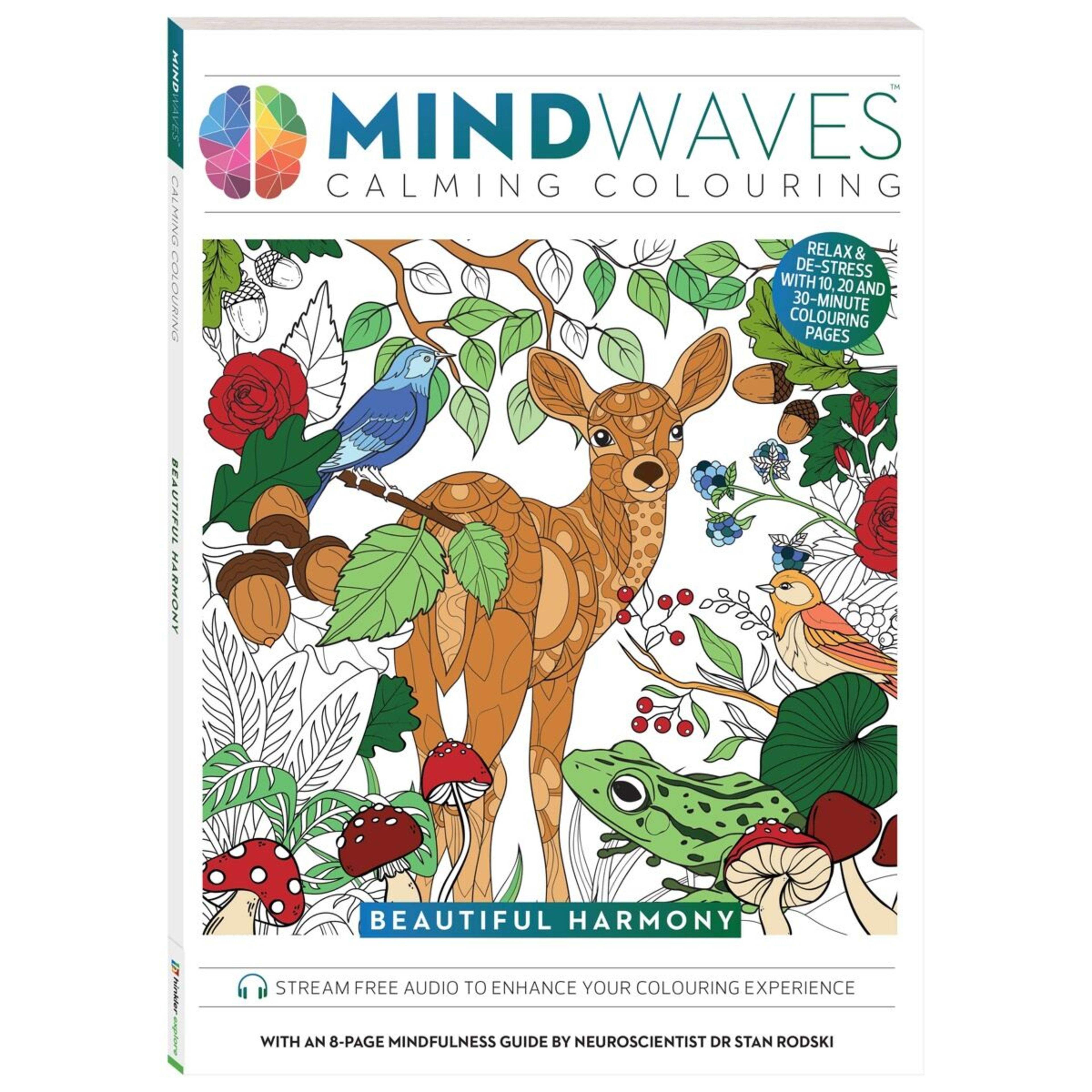 1 Mindwaves Calming Colouring: Beautiful Harmony - Book