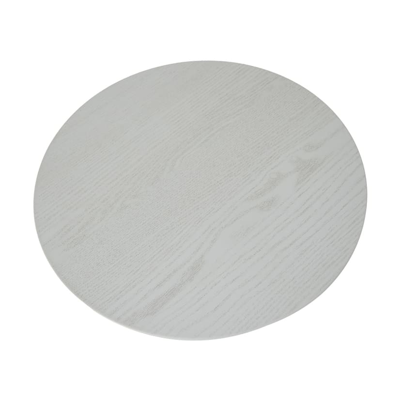 Grey & Natural Look Reversible Round Placemat Kmart