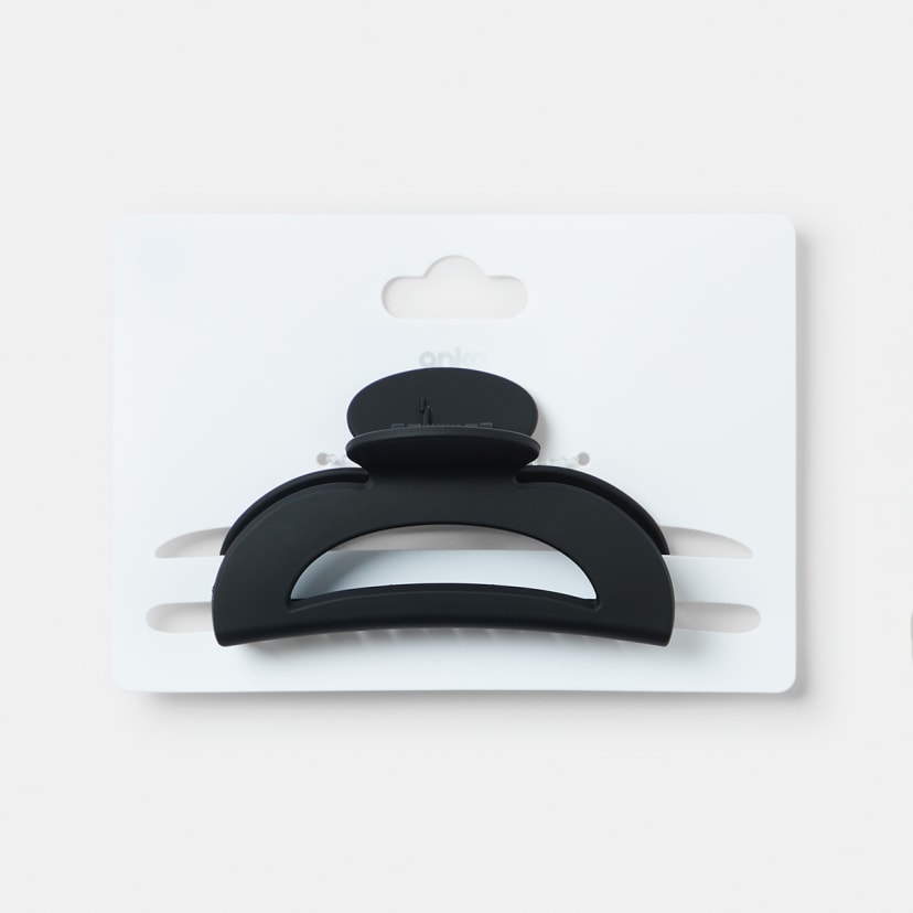 Black Large Cut Out Hair Clip Kmart