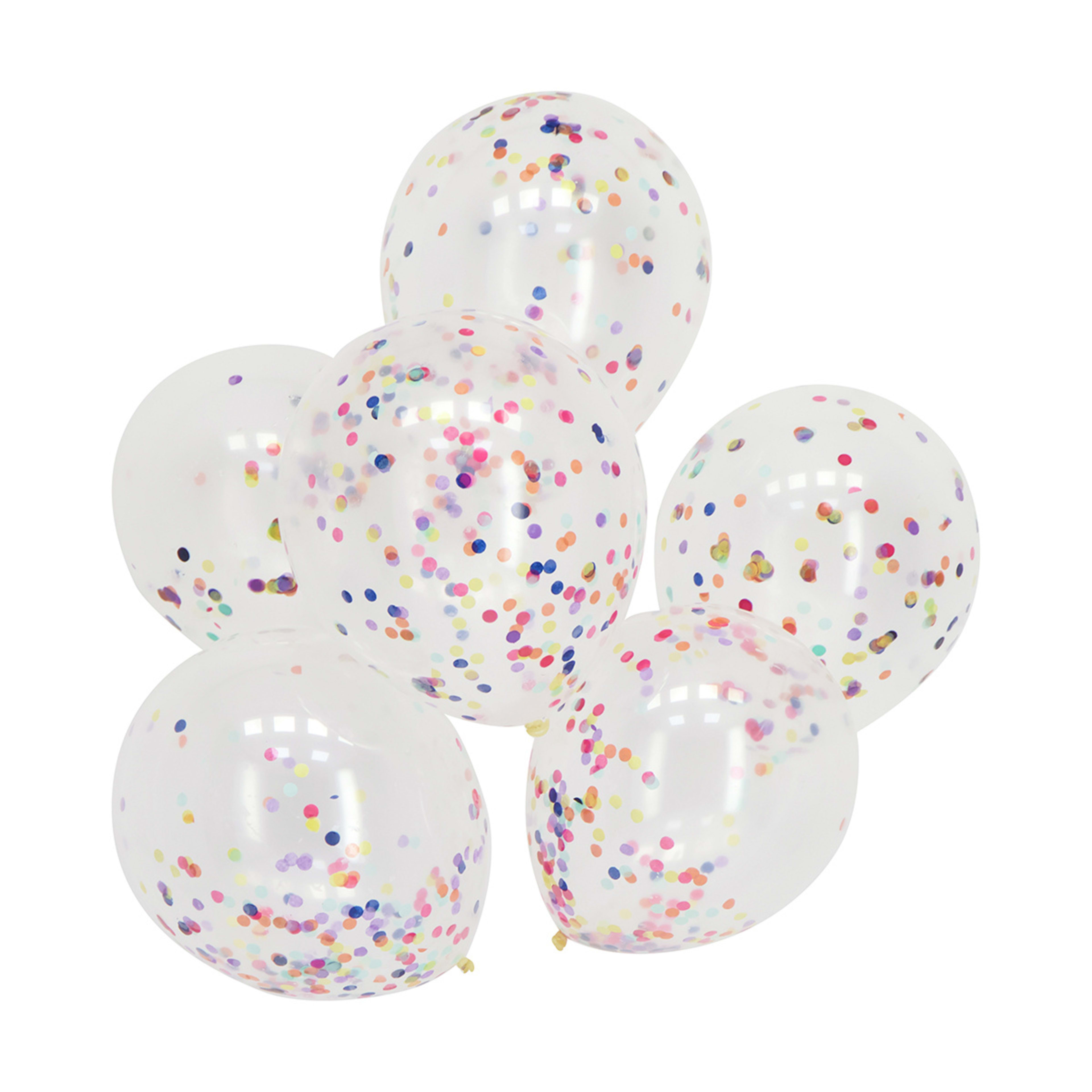 6 Pack Confetti Balloons - Kmart