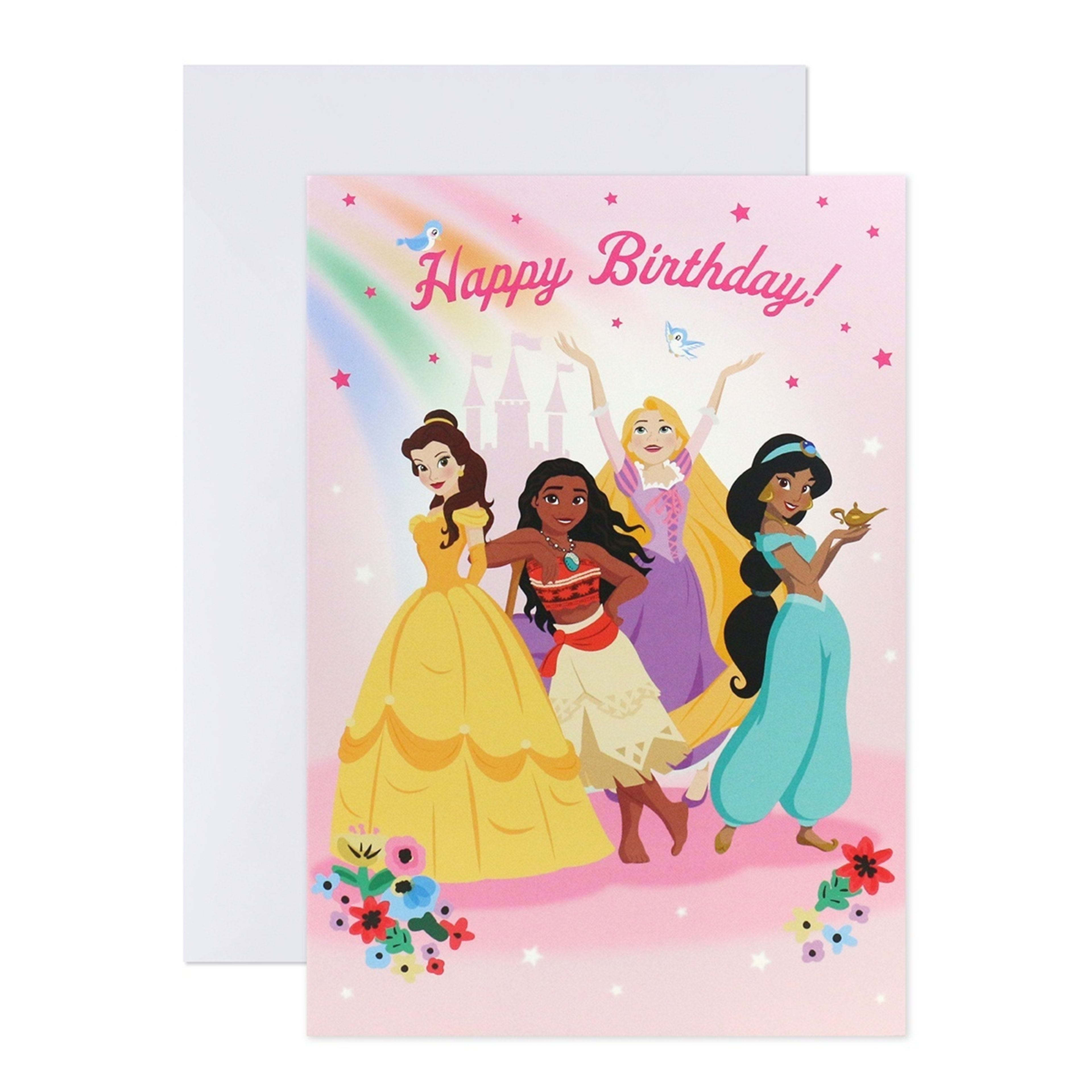 1 Hallmark Interactive Sound Birthday Card - Disney Princess Wish