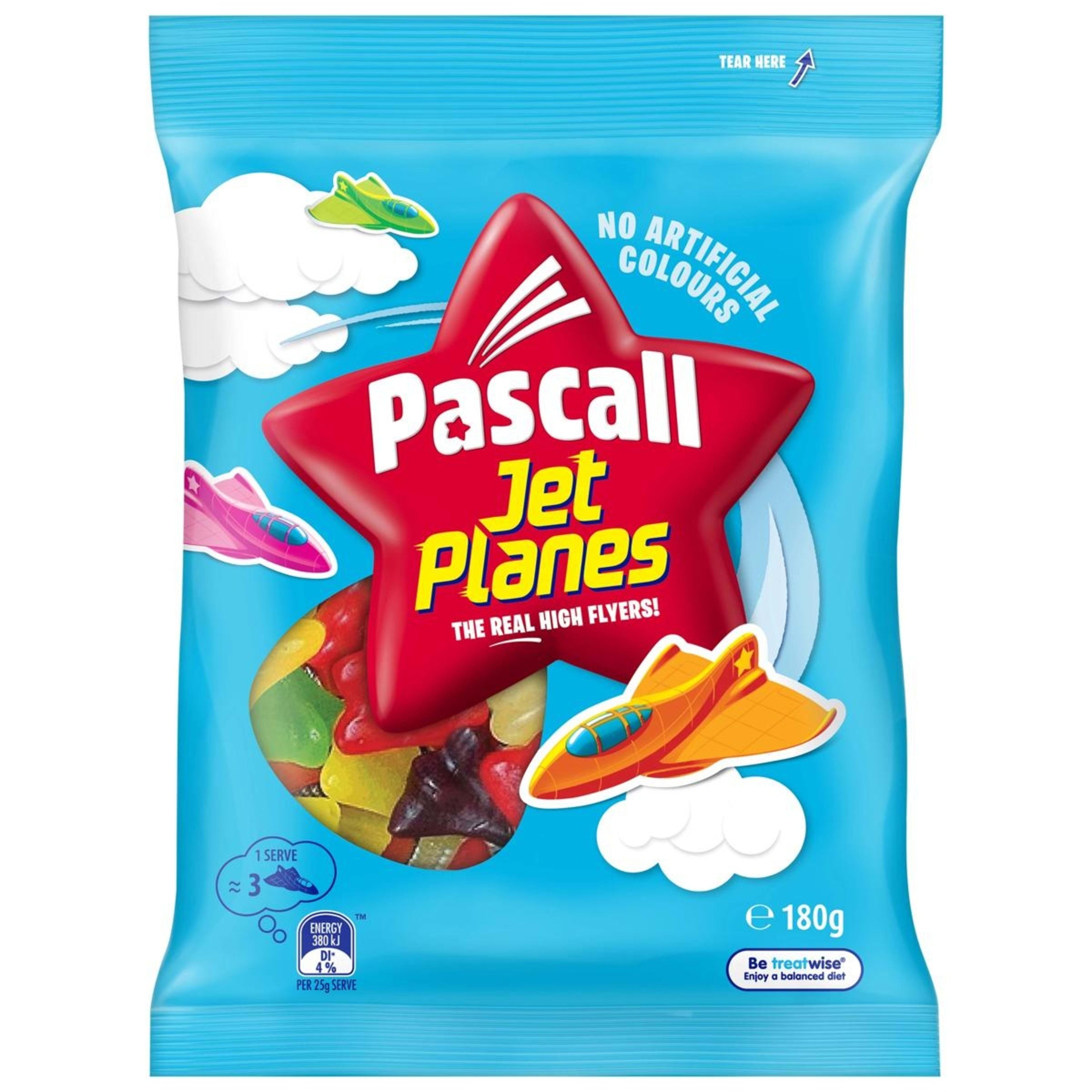 1 Pascall Jet Planes Lollies 180g
