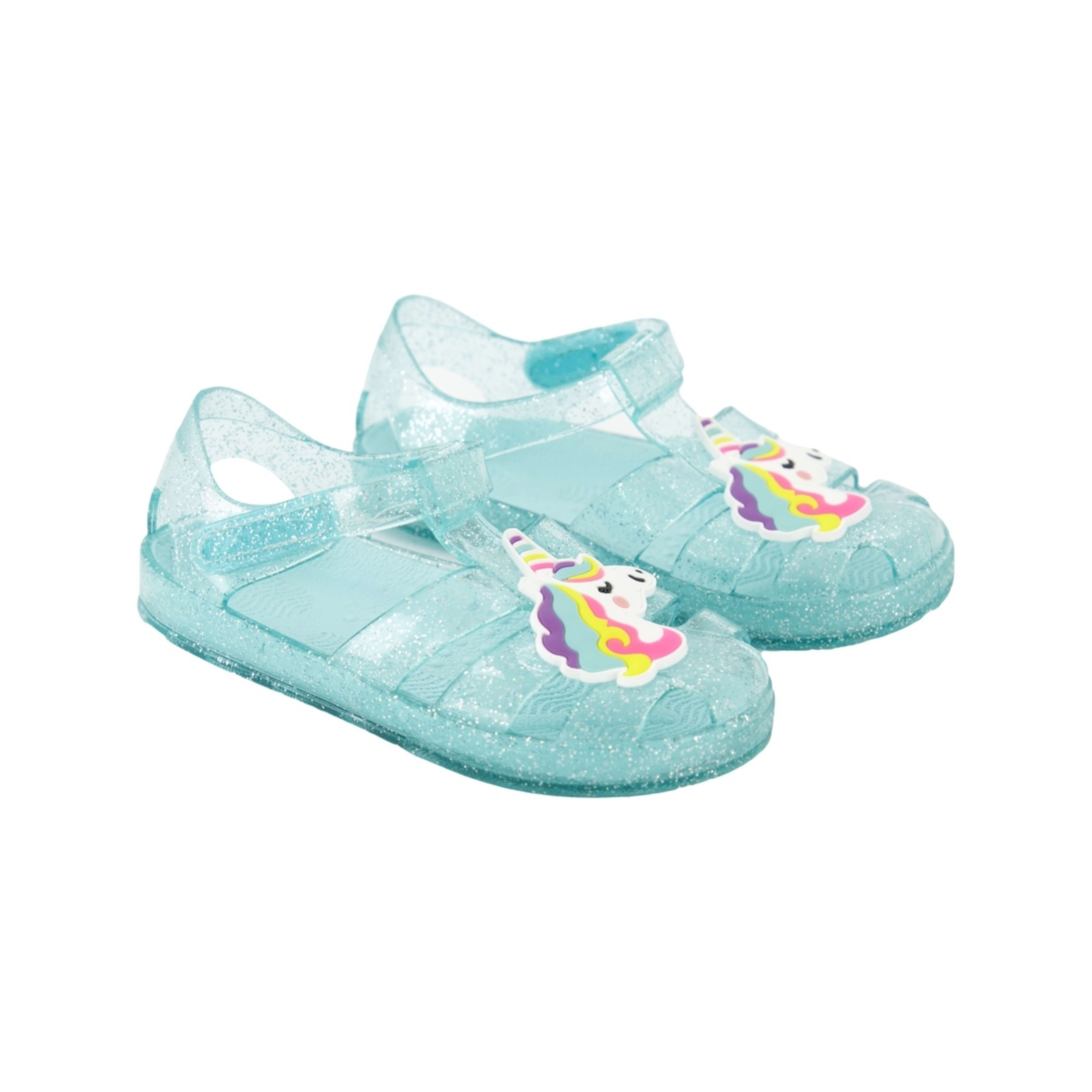 2 Junior Jelly Sandals Aruba Blue, 2 of 4