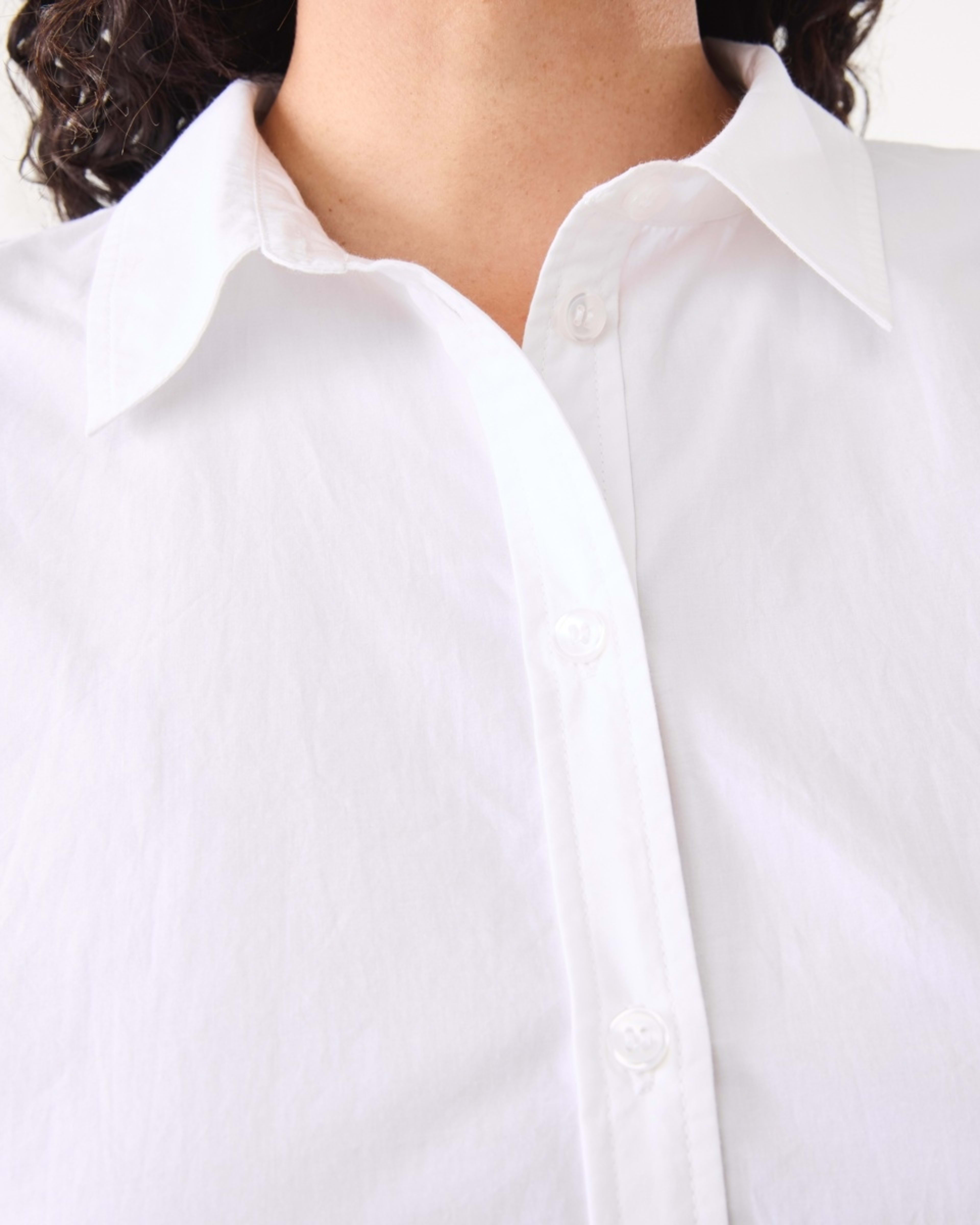 7 Long Sleeve Tie Back Detail Shirt White, 7 of 8