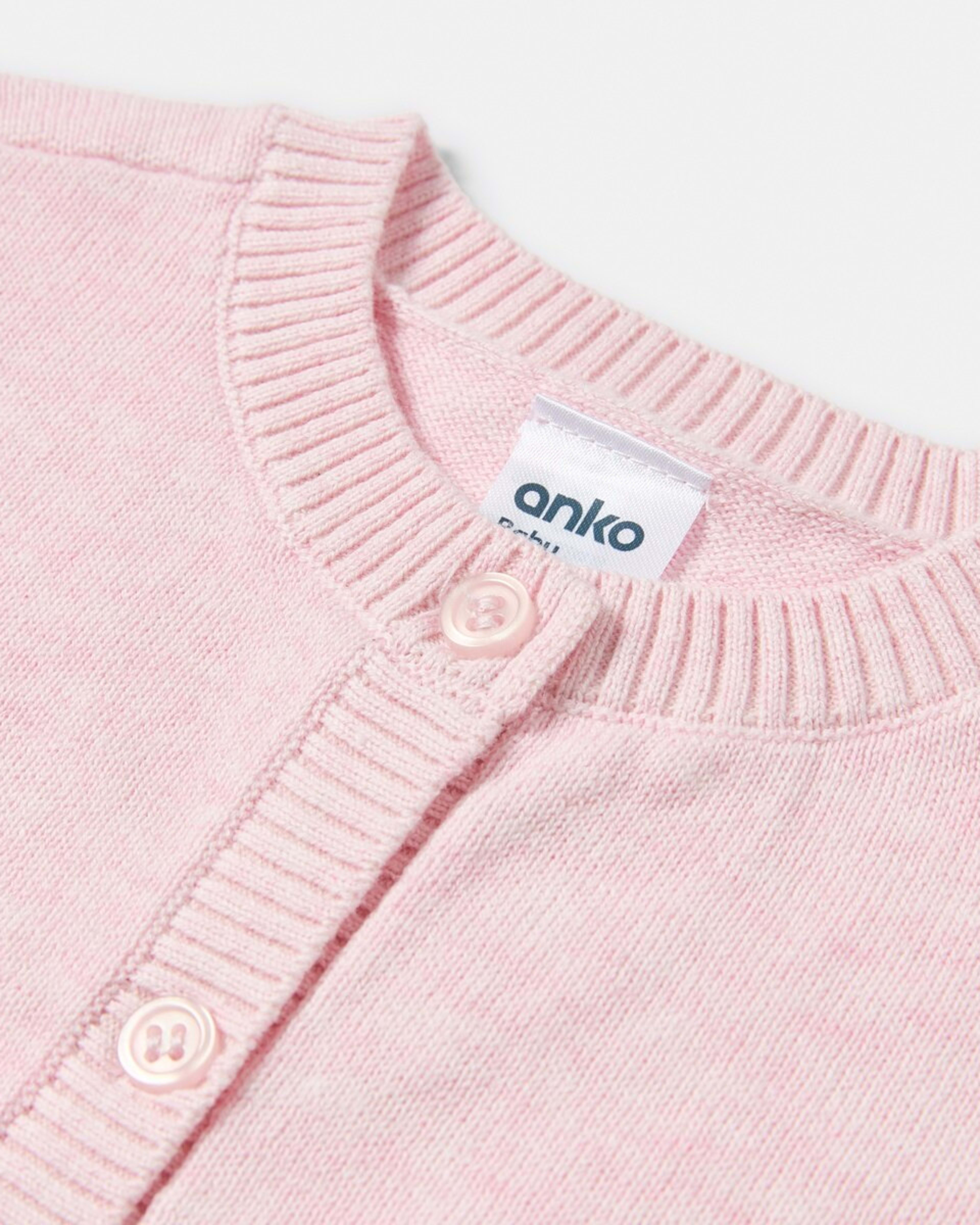 3 Newborn Cardigan PINK MARLE, 3 of 4